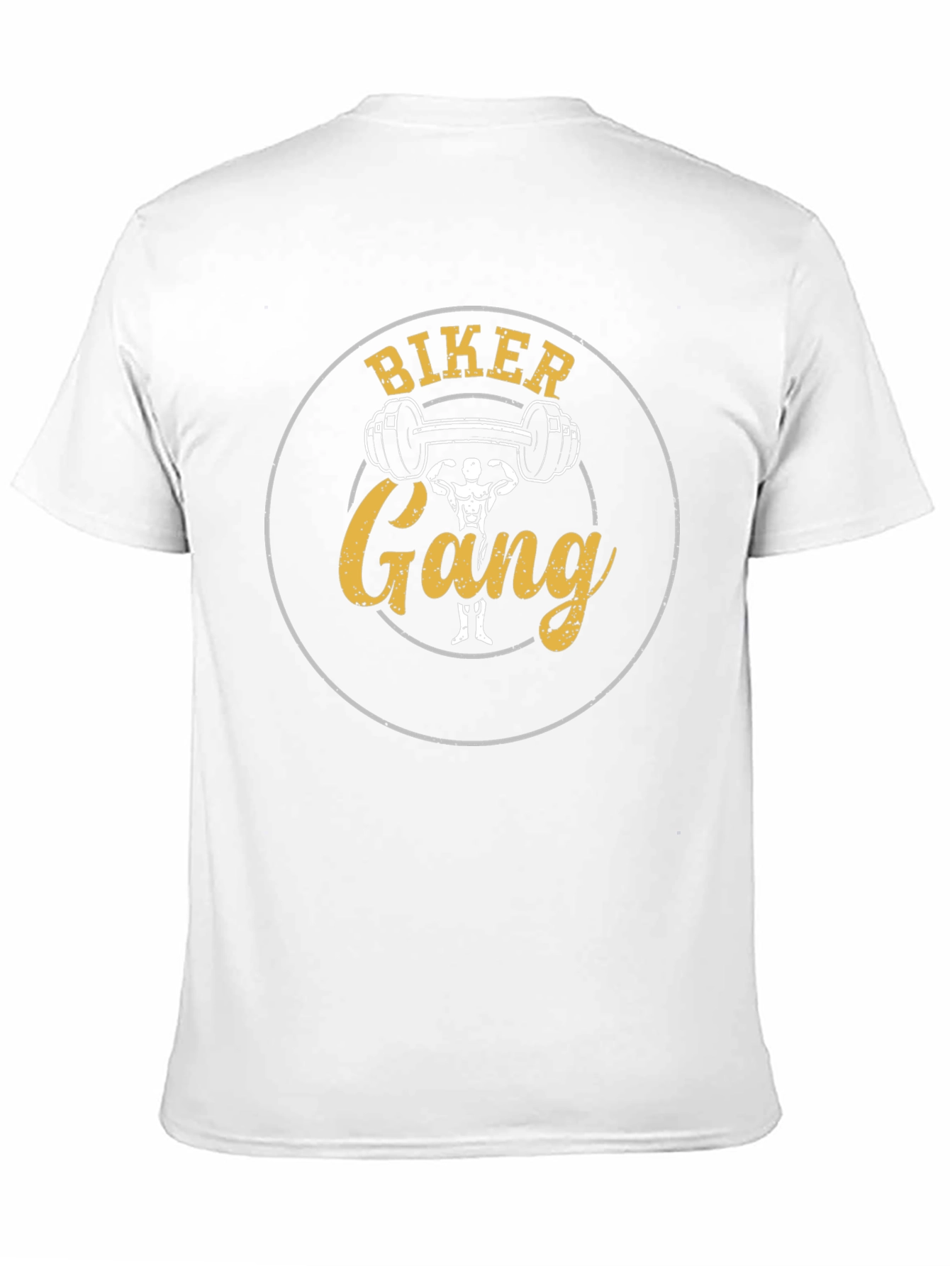 Biker Gang Gym T-Shirt - Black
