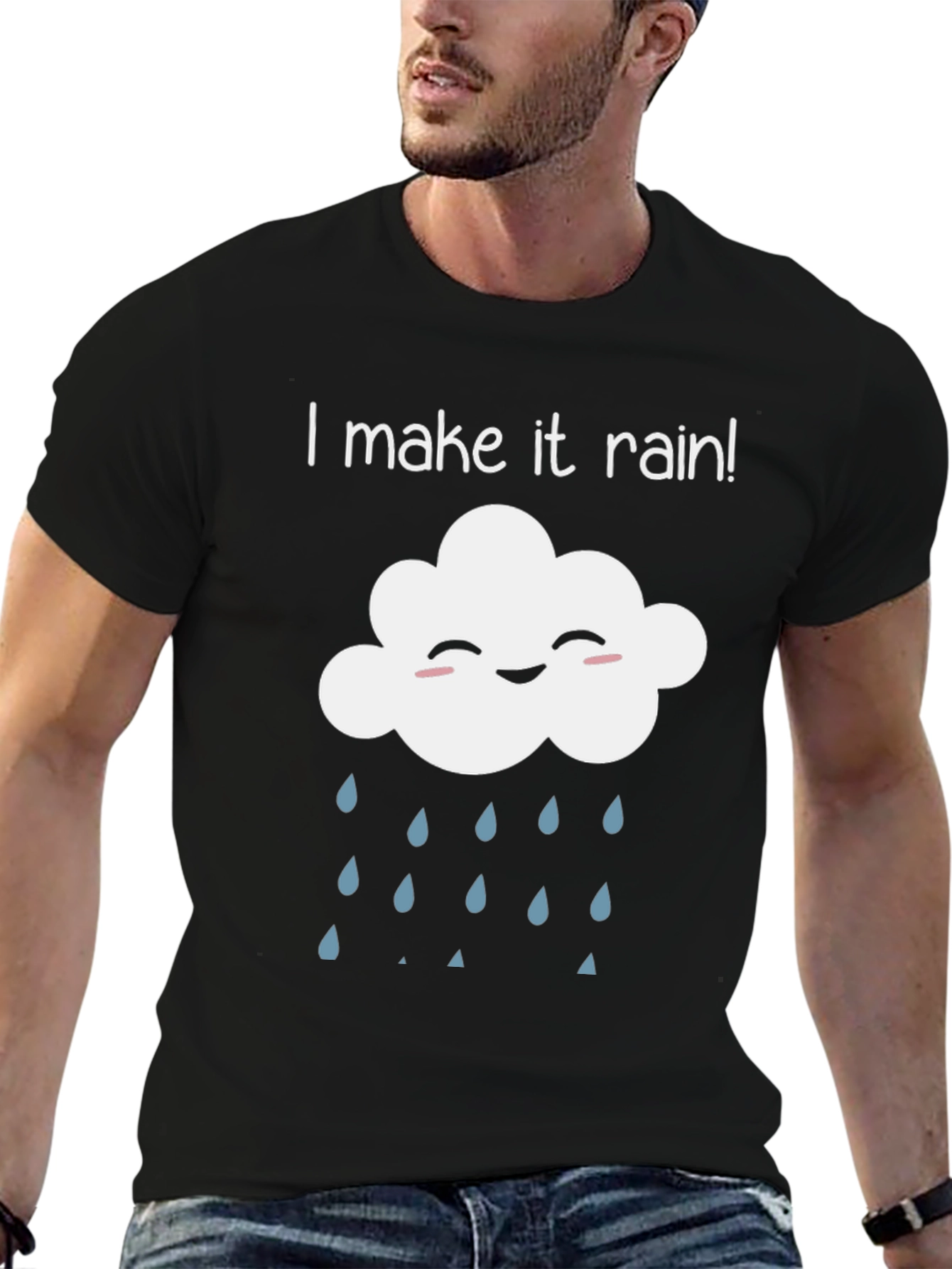 Humorous I Make It Rain Cloud T-Shirt