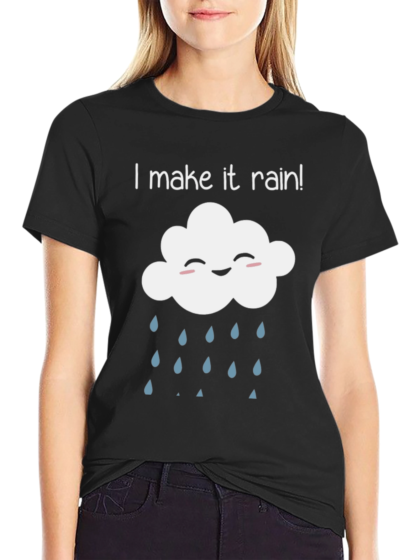 Humorous I Make It Rain Cloud T-Shirt