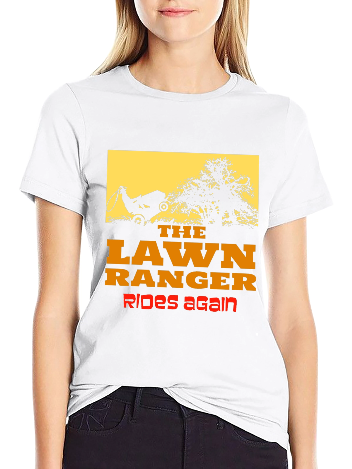 The Lawn Ranger Graphic T-Shirt - Rides Again!