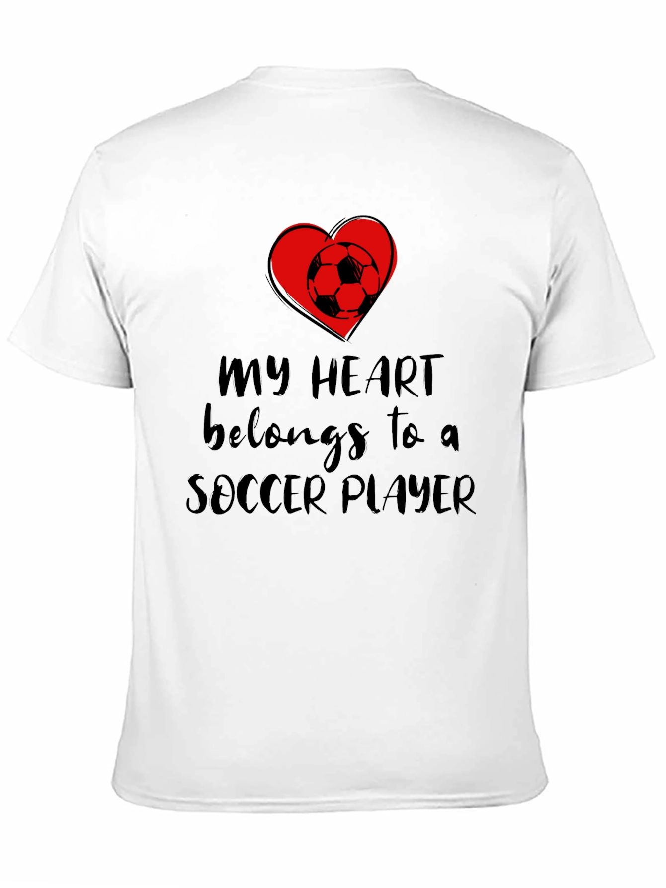 My Heart Belongs to a Soccer Player T-Shirt