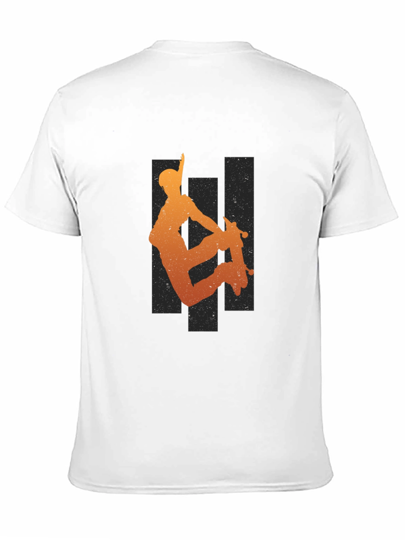 Skater Silhouette Graphic Tee - Cool Urban Style