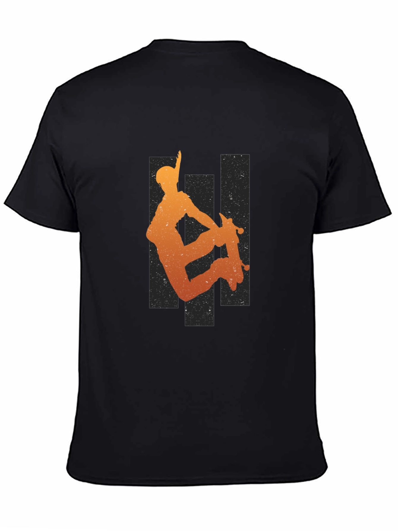 Skater Silhouette Graphic Tee - Cool Urban Style