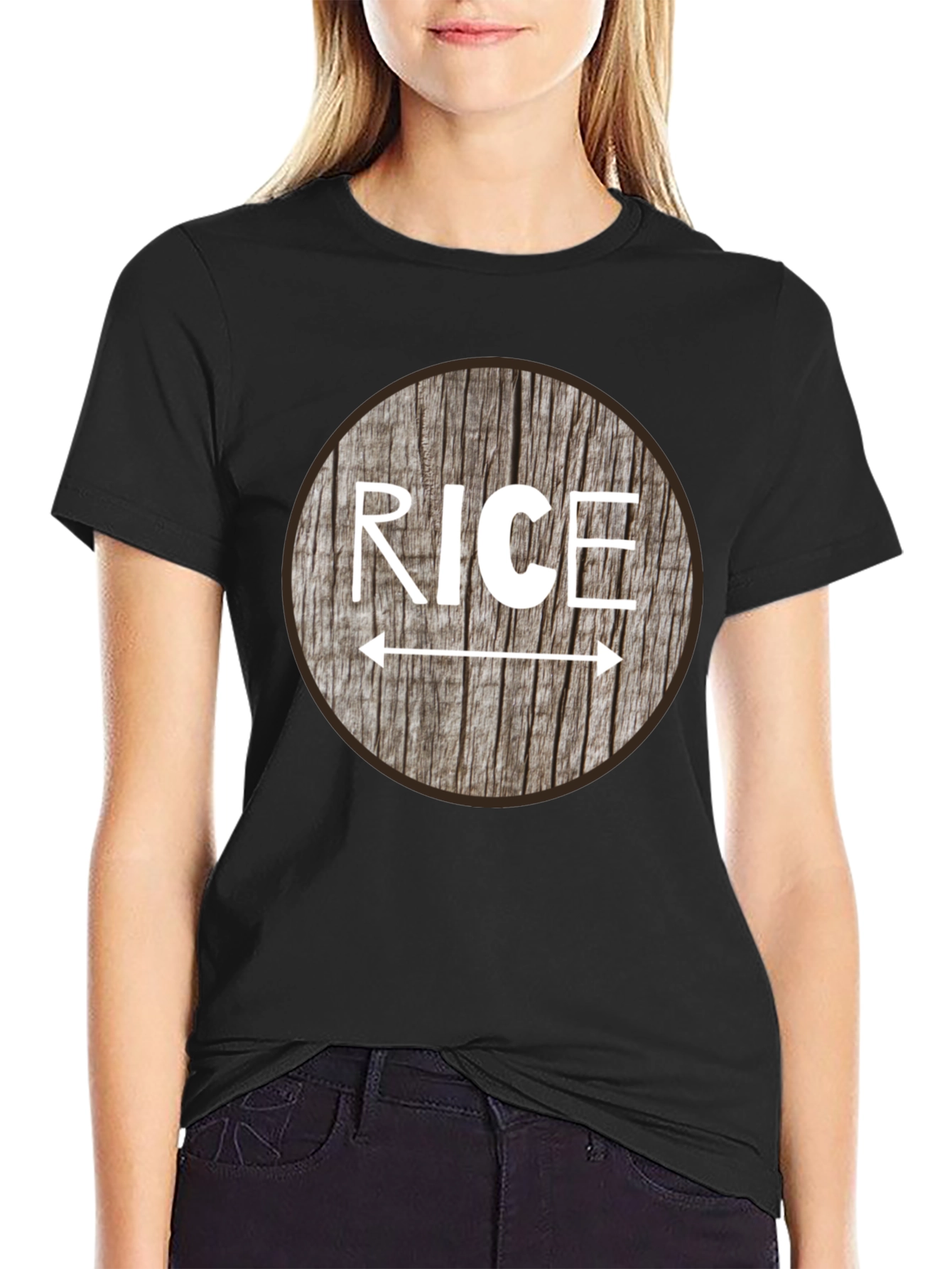 Rice T-Shirt - Funny Arrow Direction Tee