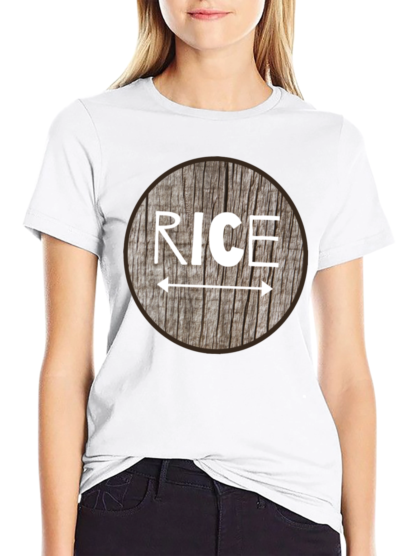 Rice T-Shirt - Funny Arrow Direction Tee