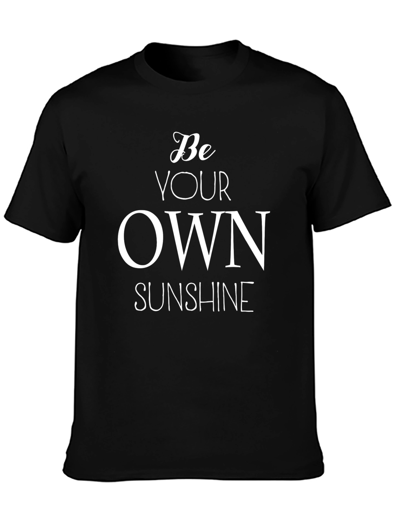 Be Your Own Sunshine Graphic Tee - Black