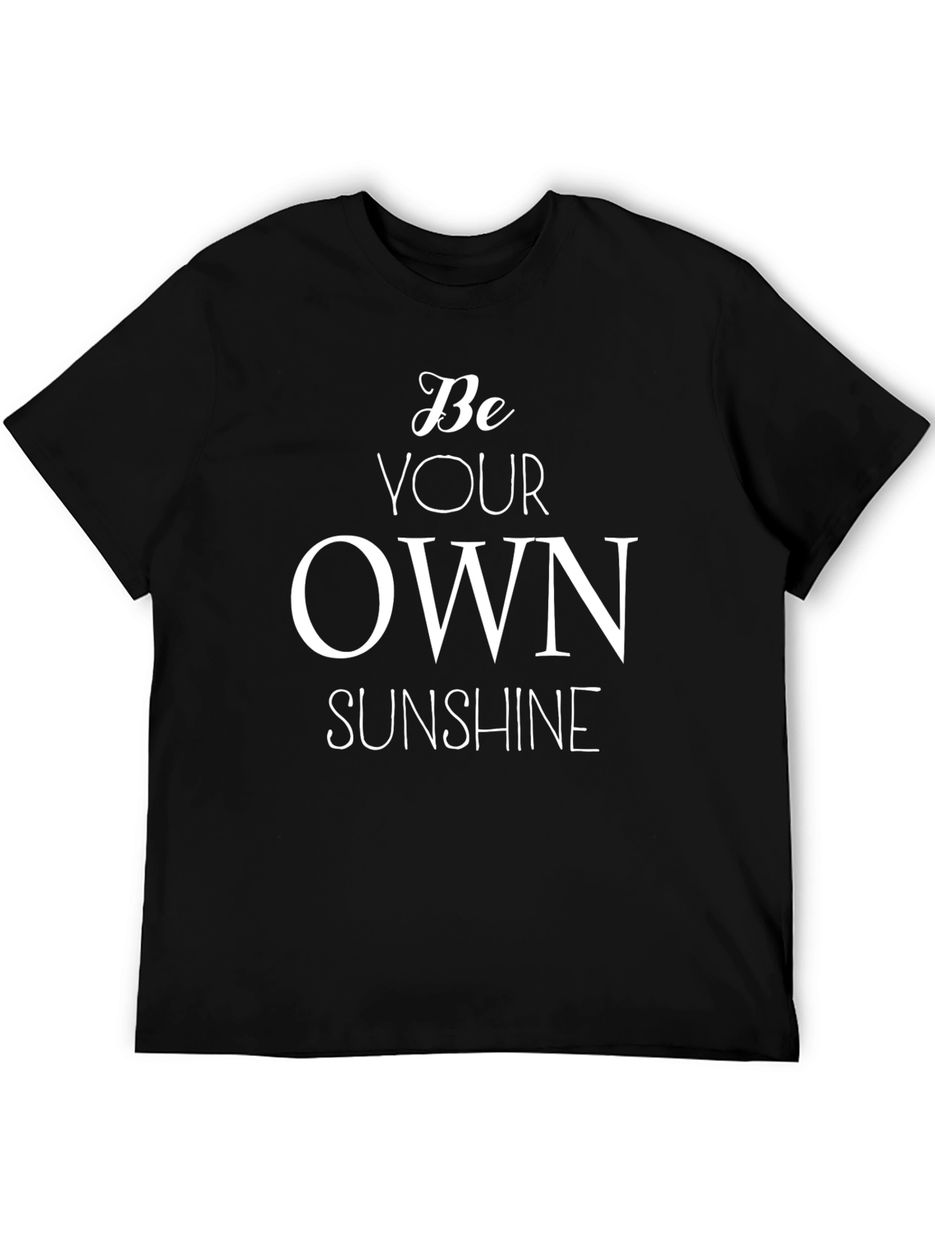 Be Your Own Sunshine Graphic Tee - Black