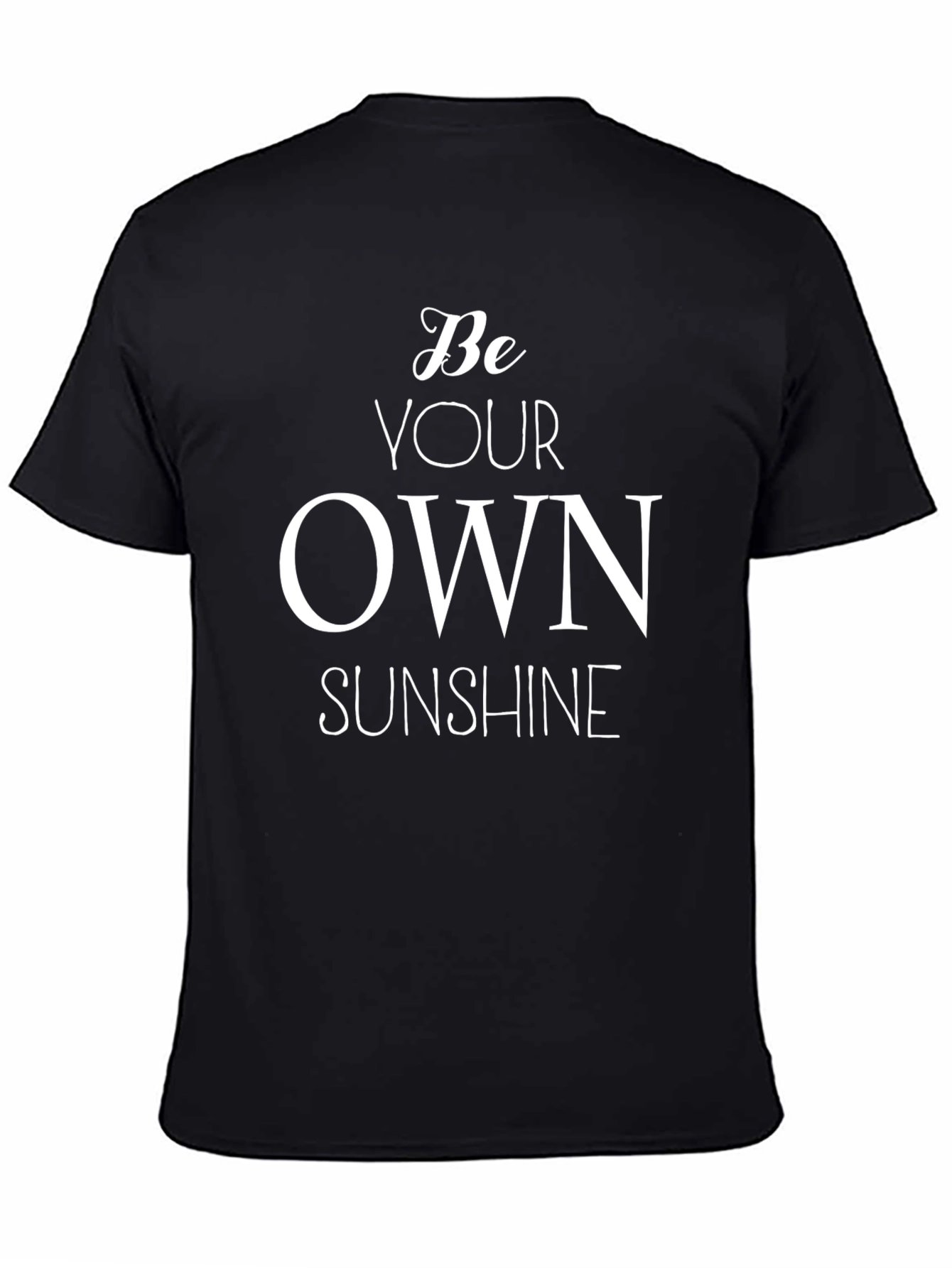 Be Your Own Sunshine Graphic Tee - Black