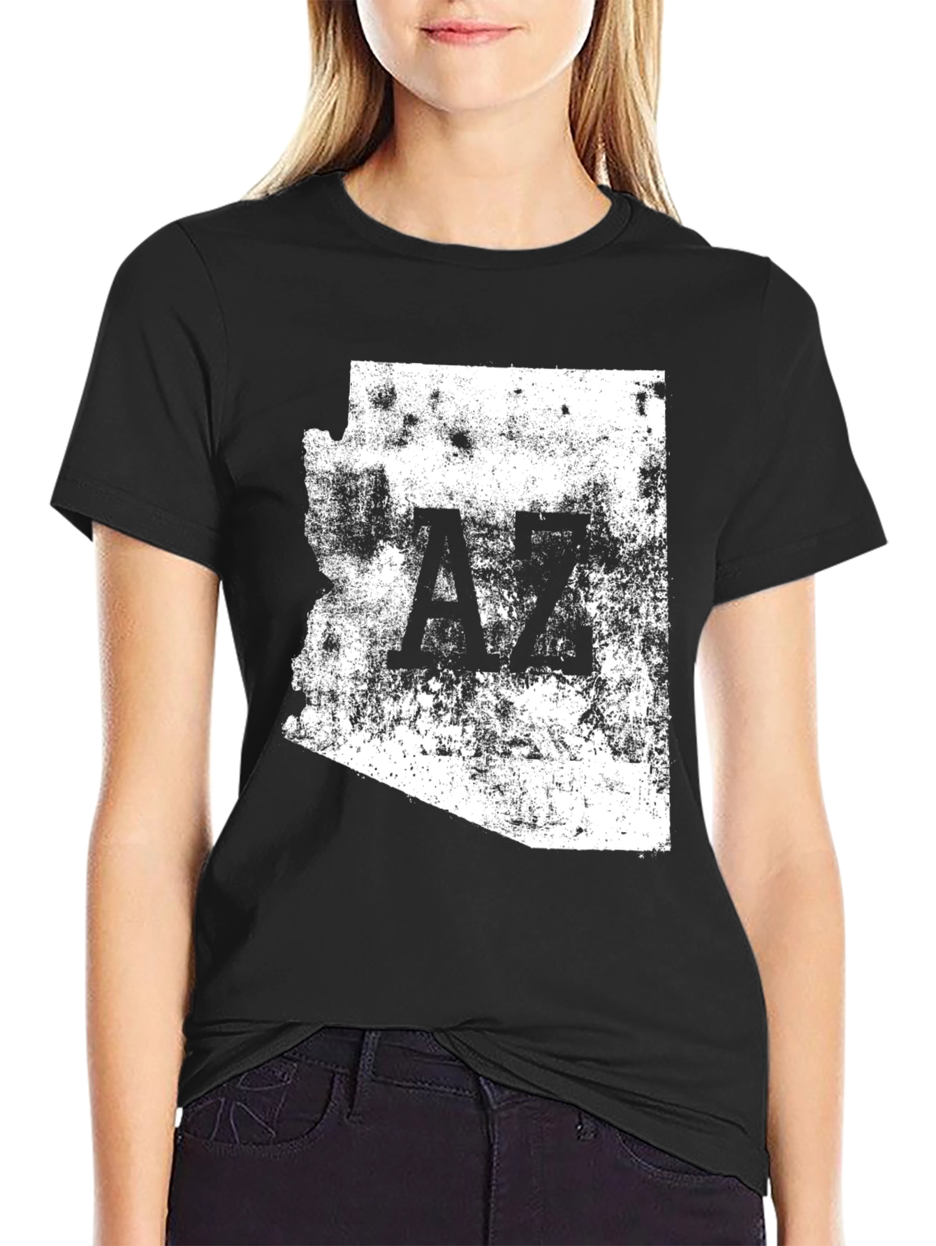 Arizona State T-Shirt - Distressed AZ Design