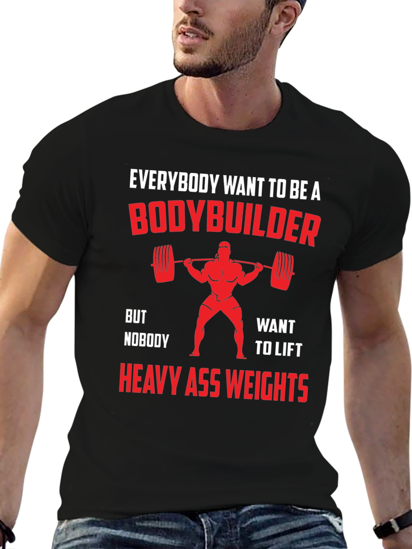Bodybuilder Motivational Graphic Tee