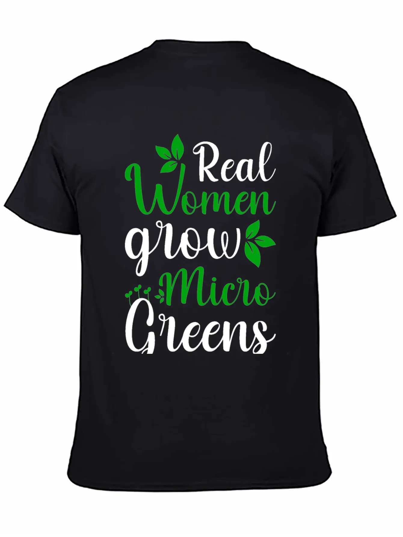 Microgreens Growing Vegan Garden Lovers Unisex Casual T-Shirt – Clean Design For Daily Comfort