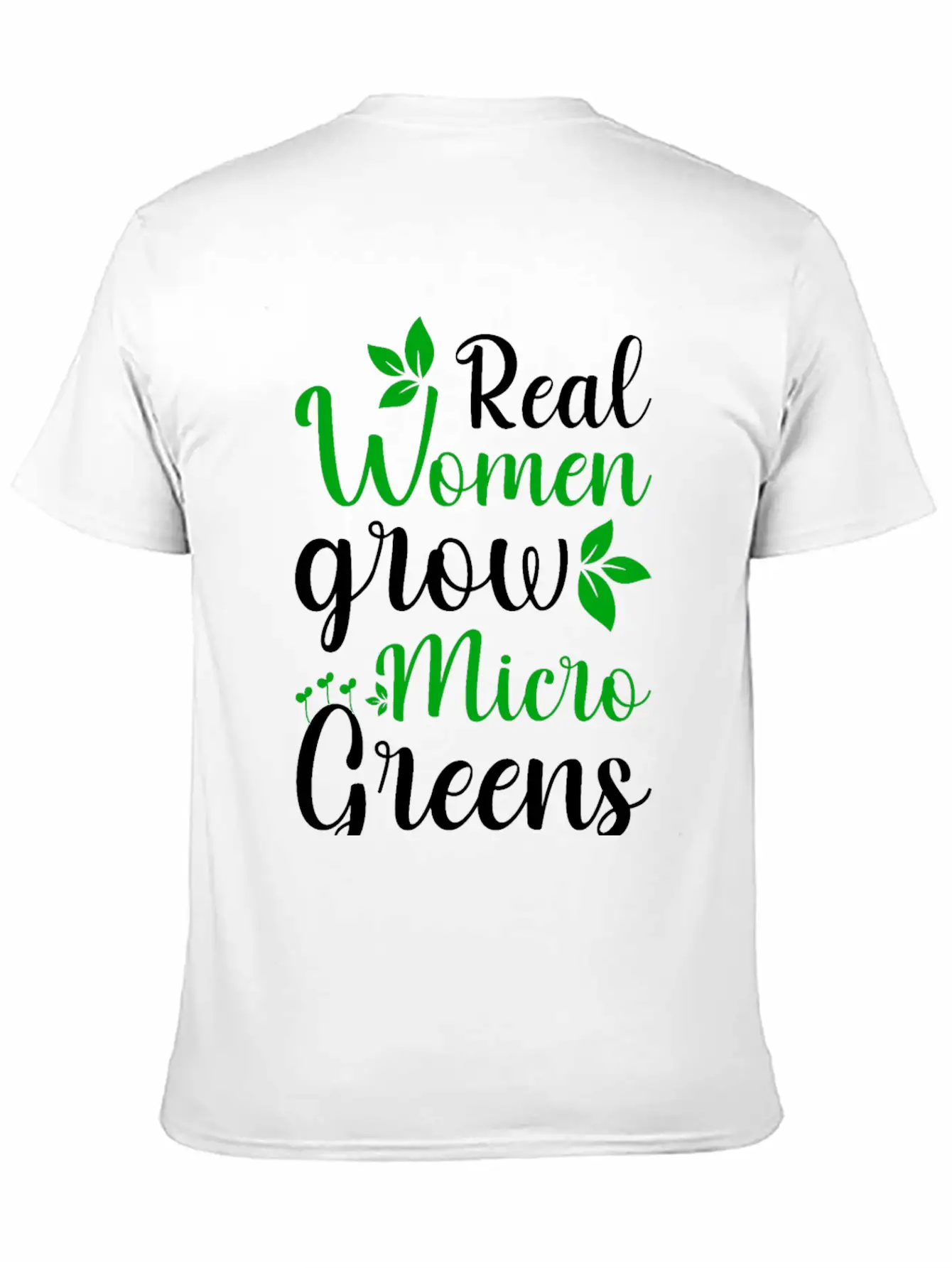 Microgreens Growing Vegan Garden Lovers Unisex Casual T-Shirt – Clean Design For Daily Comfort