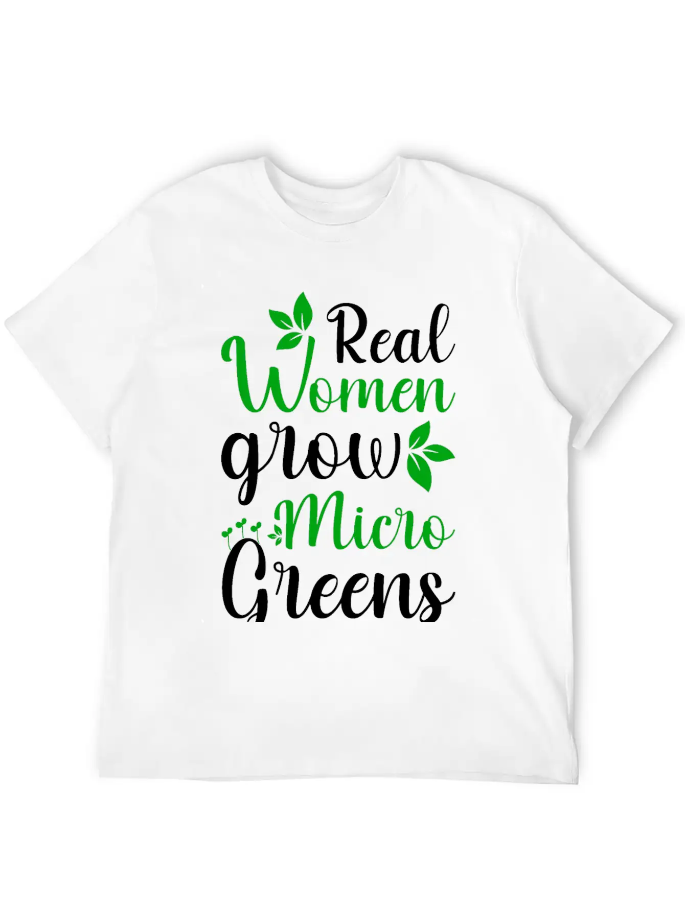 Microgreens Growing Vegan Garden Lovers Unisex Casual T-Shirt – Clean Design For Daily Comfort