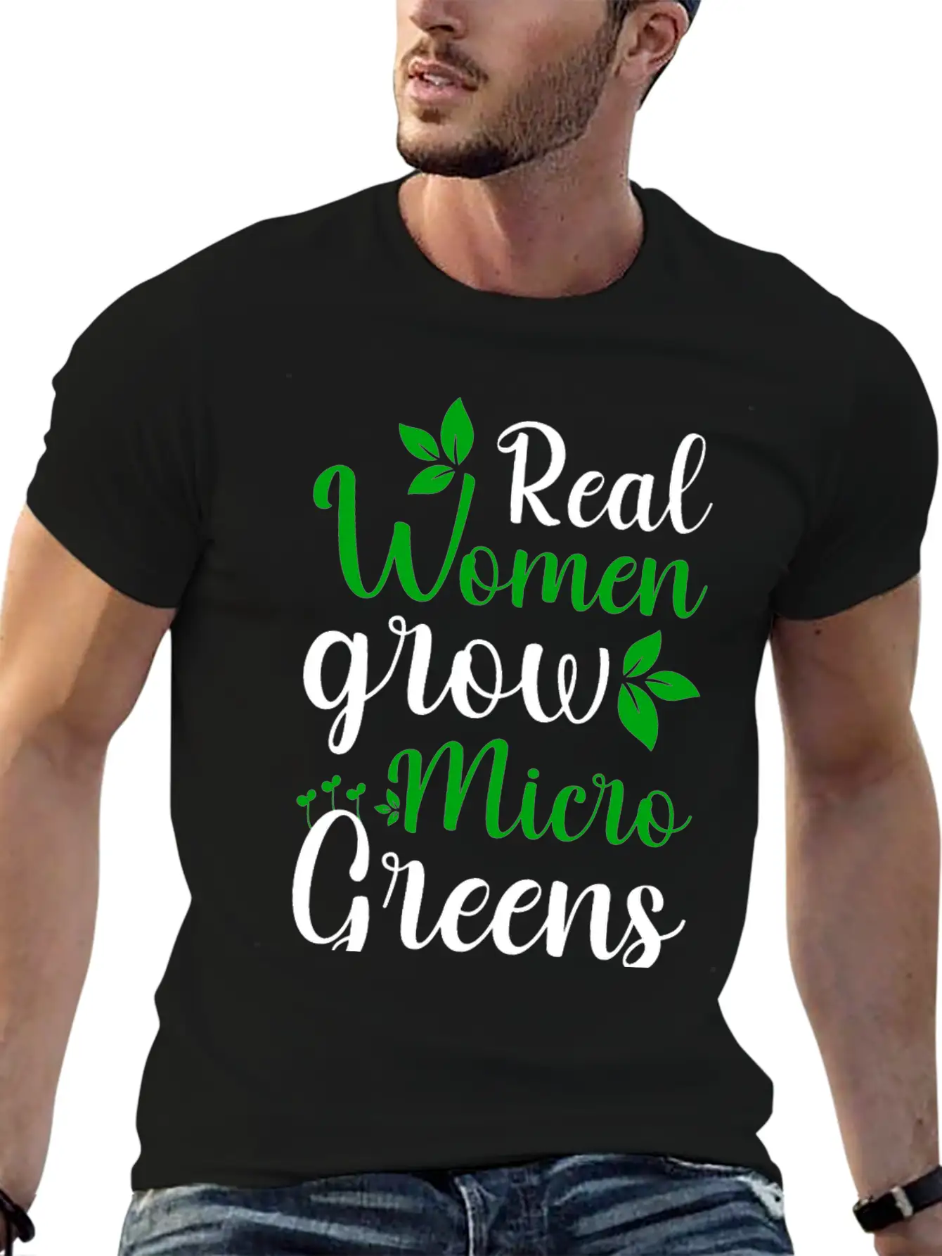 Microgreens Growing Vegan Garden Lovers Unisex Casual T-Shirt – Clean Design For Daily Comfort