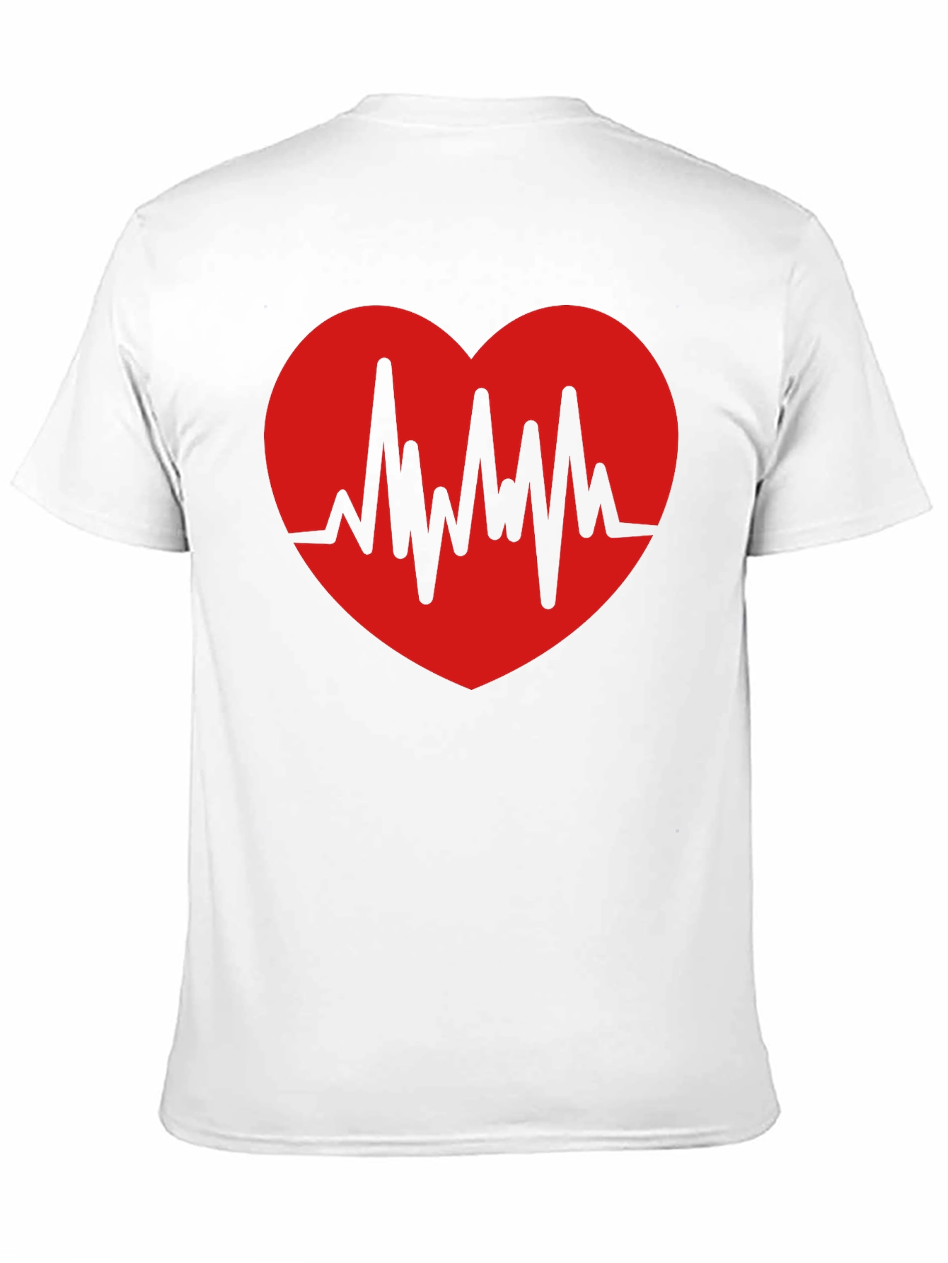 Heartbeat Graphic Print T-Shirt