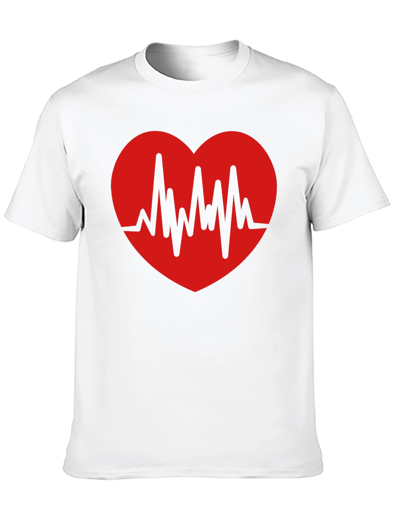 Heartbeat Graphic Print T-Shirt