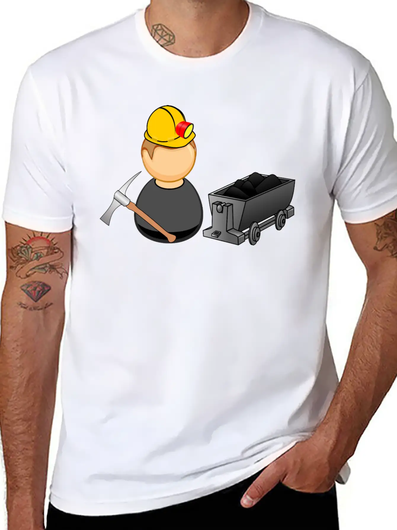 Miner Unisex Casual T-Shirt – Clean Design For Daily Comfort