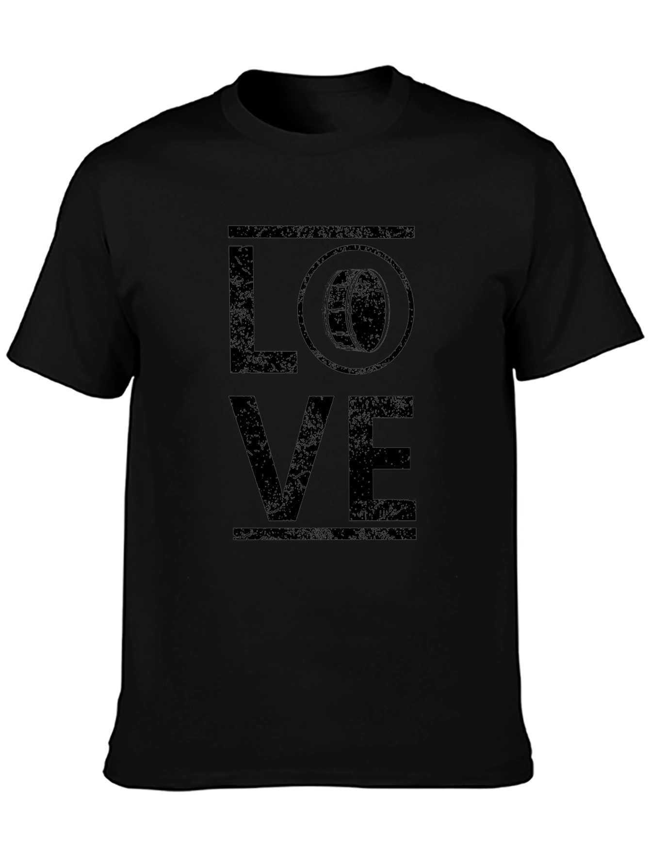 Love Darbuka Black T-Shirt Percussion Music Tee