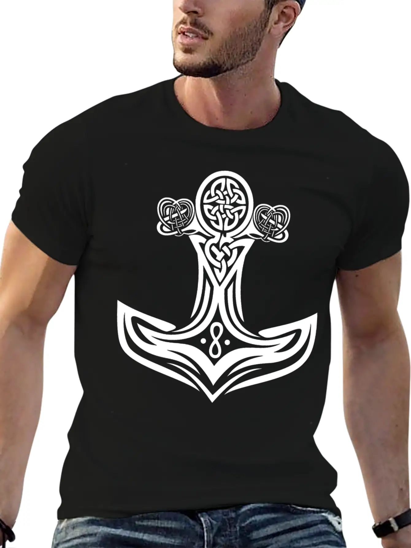 Mjolnir Thors Hammer Lightning Thunder Unisex Casual T-Shirt – Clean Design For Daily Comfort