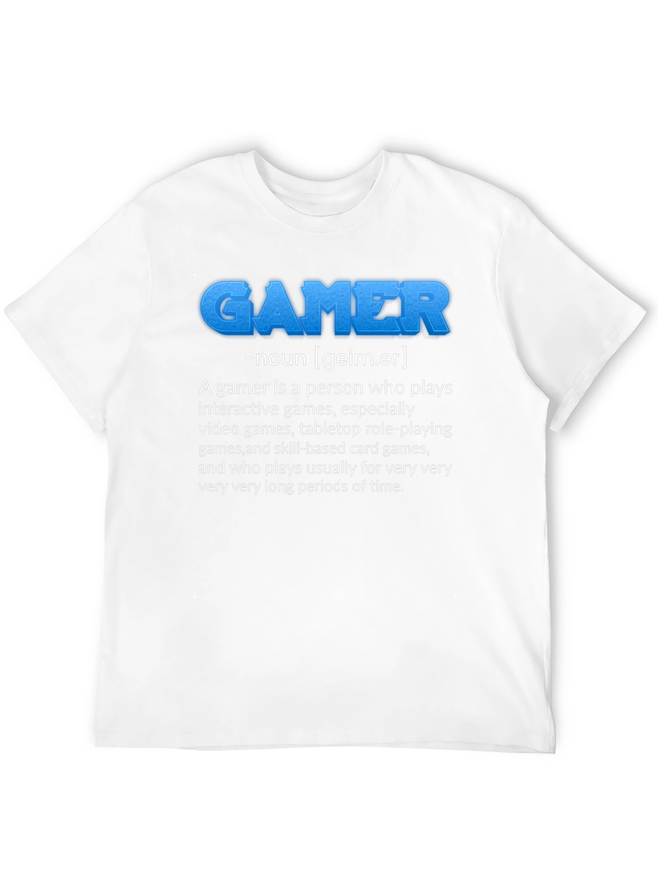 Gamer Definition Black T-Shirt