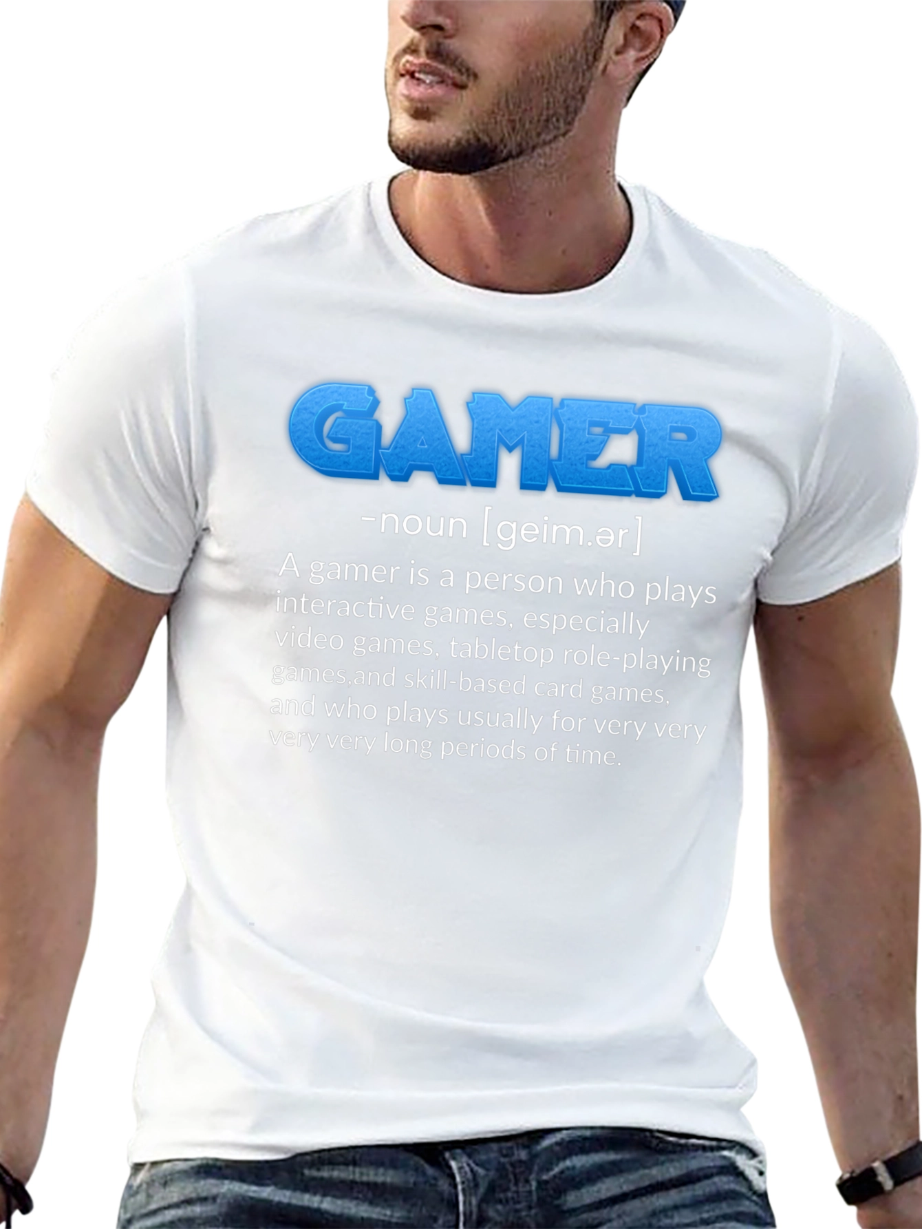 Gamer Definition Black T-Shirt
