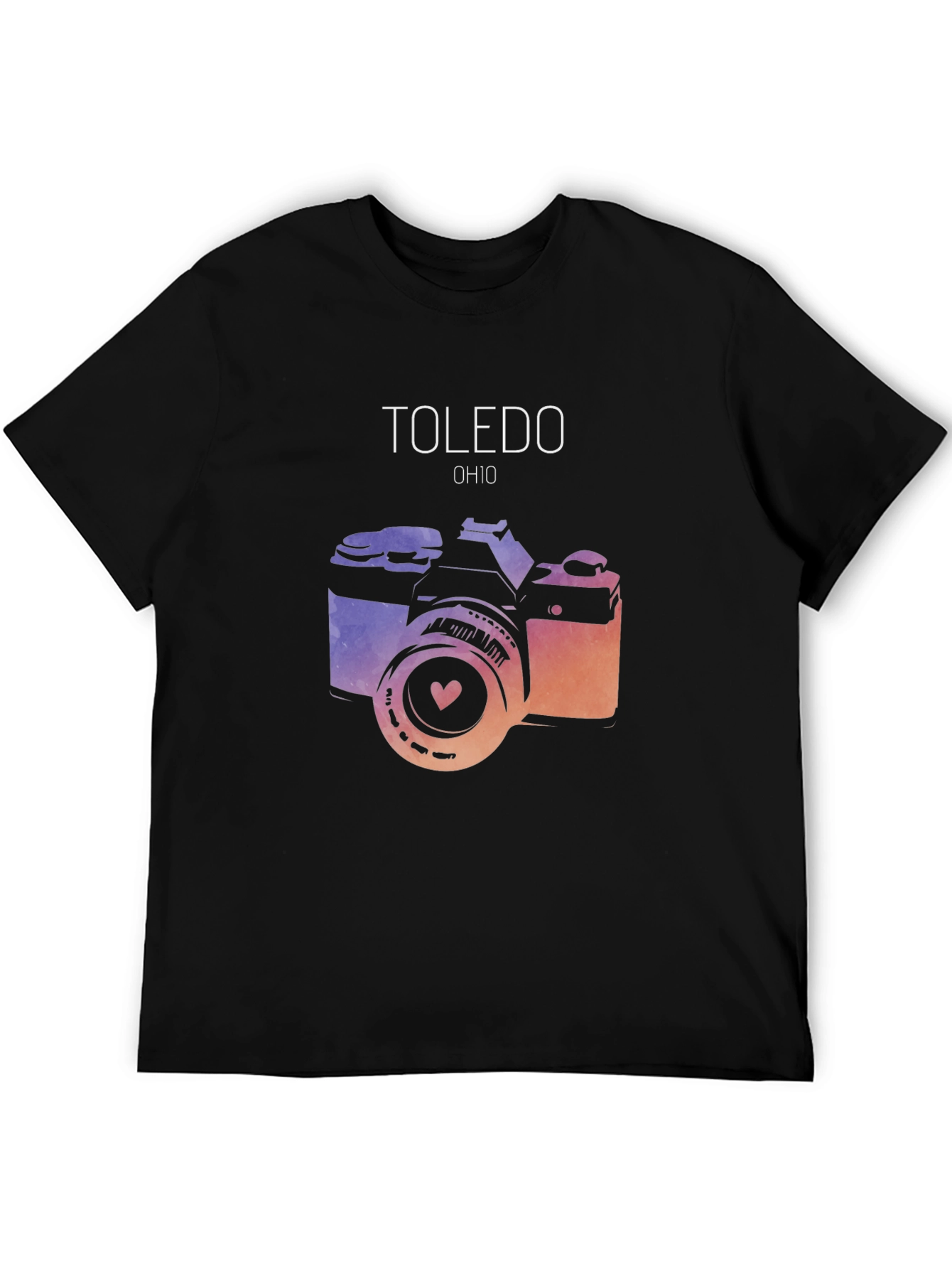 Toledo Ohio Camera Graphic T-Shirt