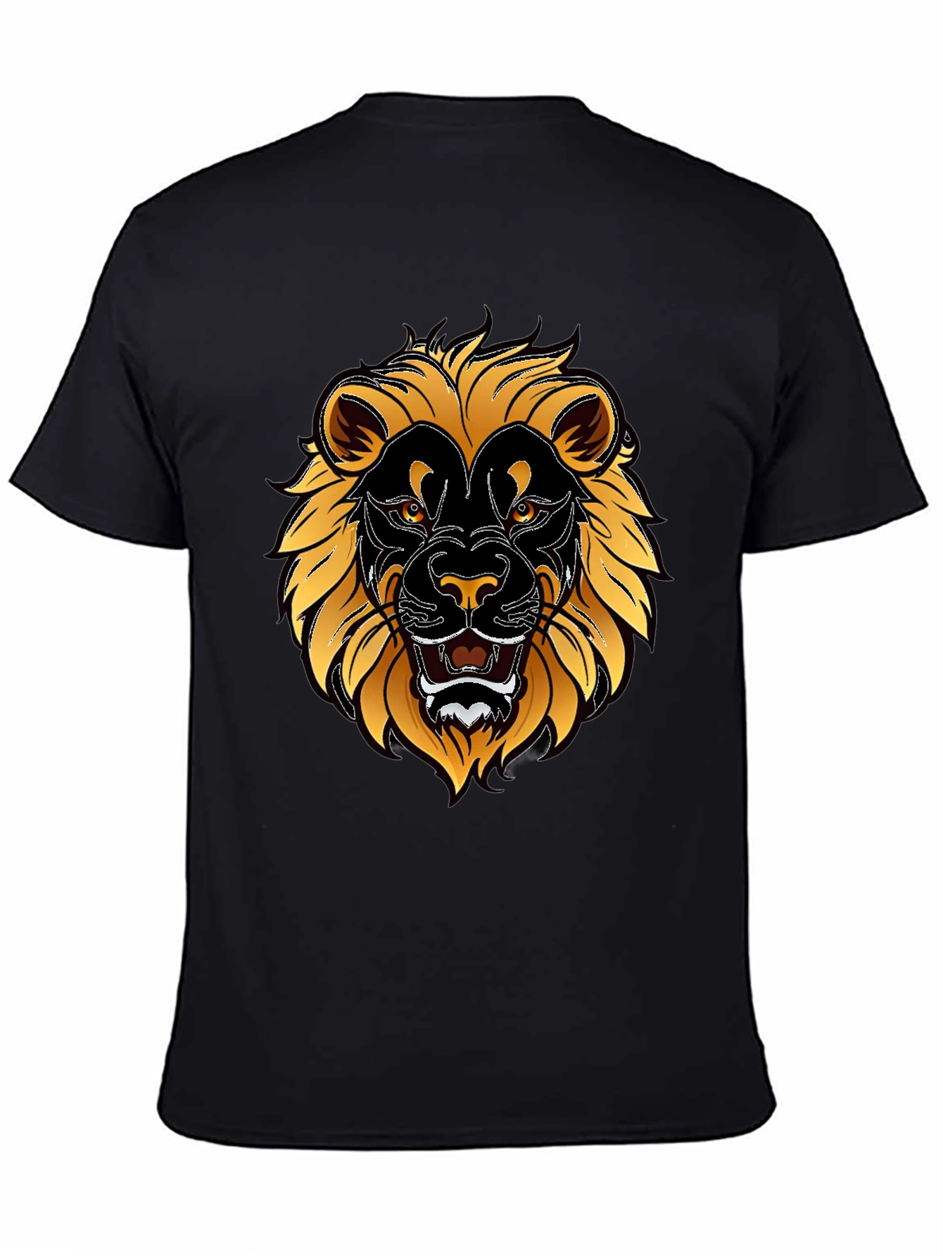 Lion Graphic T-Shirt - Bold Animal Print Tee