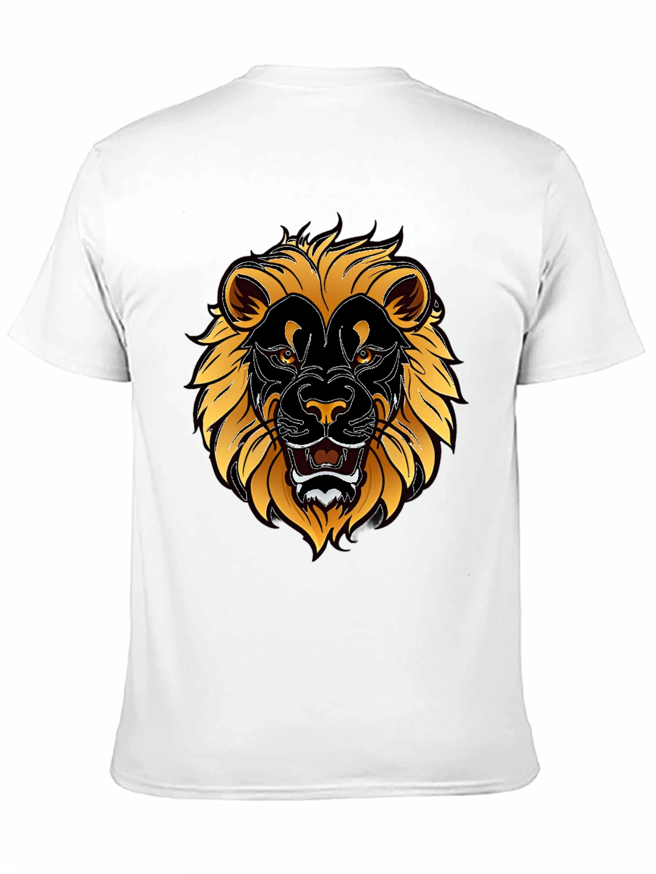 Lion Graphic T-Shirt - Bold Animal Print Tee