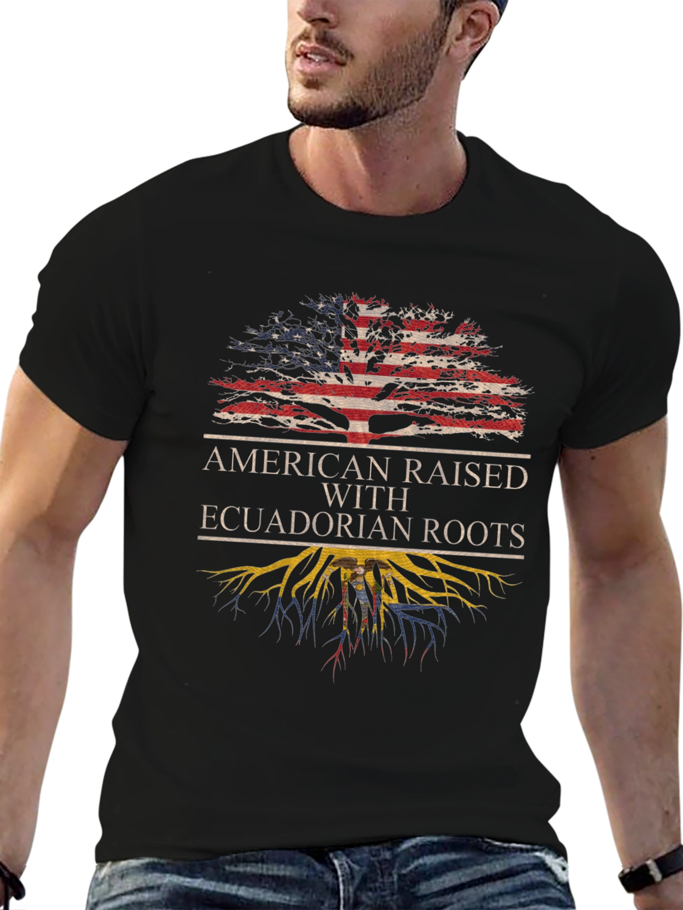 American Raised with Ecuadorian Roots T-Shirt
