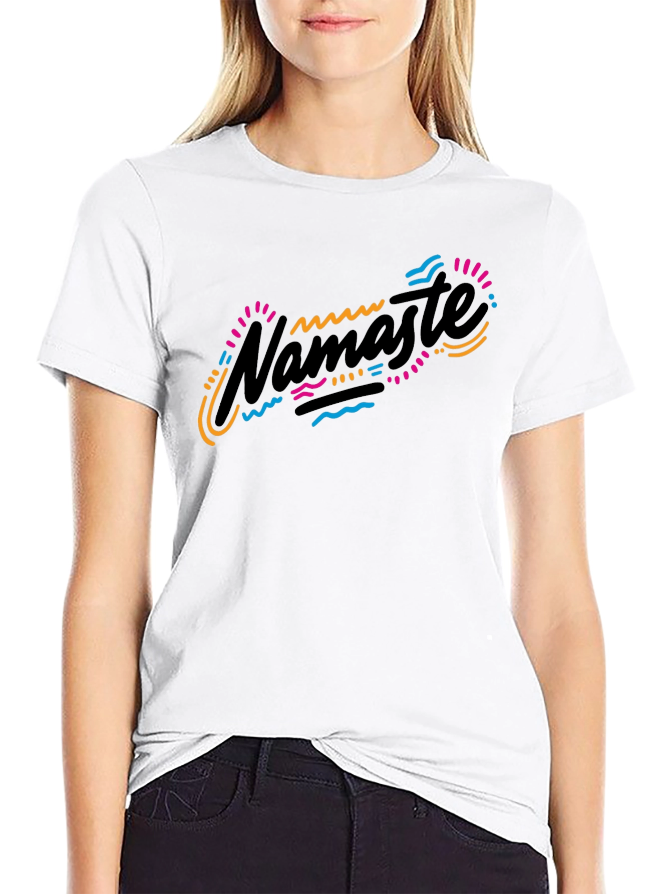 Namaste Graphic Tee - Modern Style