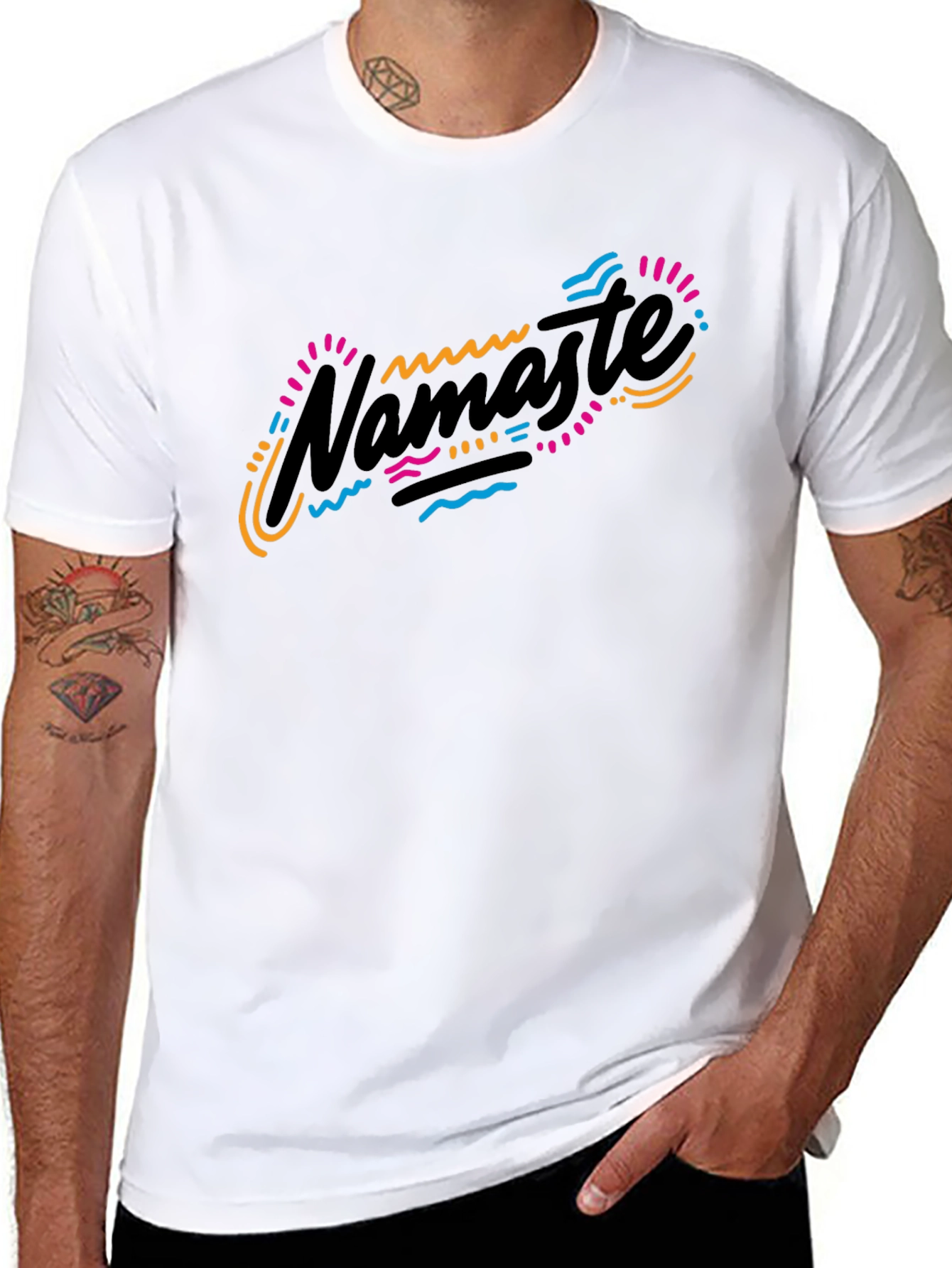 Namaste Graphic Tee - Modern Style