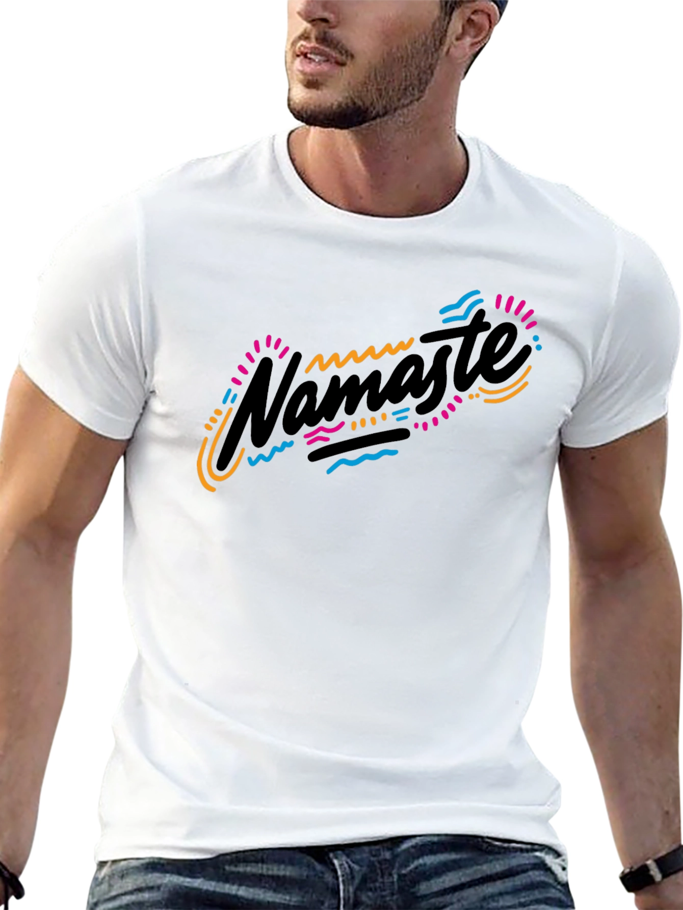 Namaste Graphic Tee - Modern Style