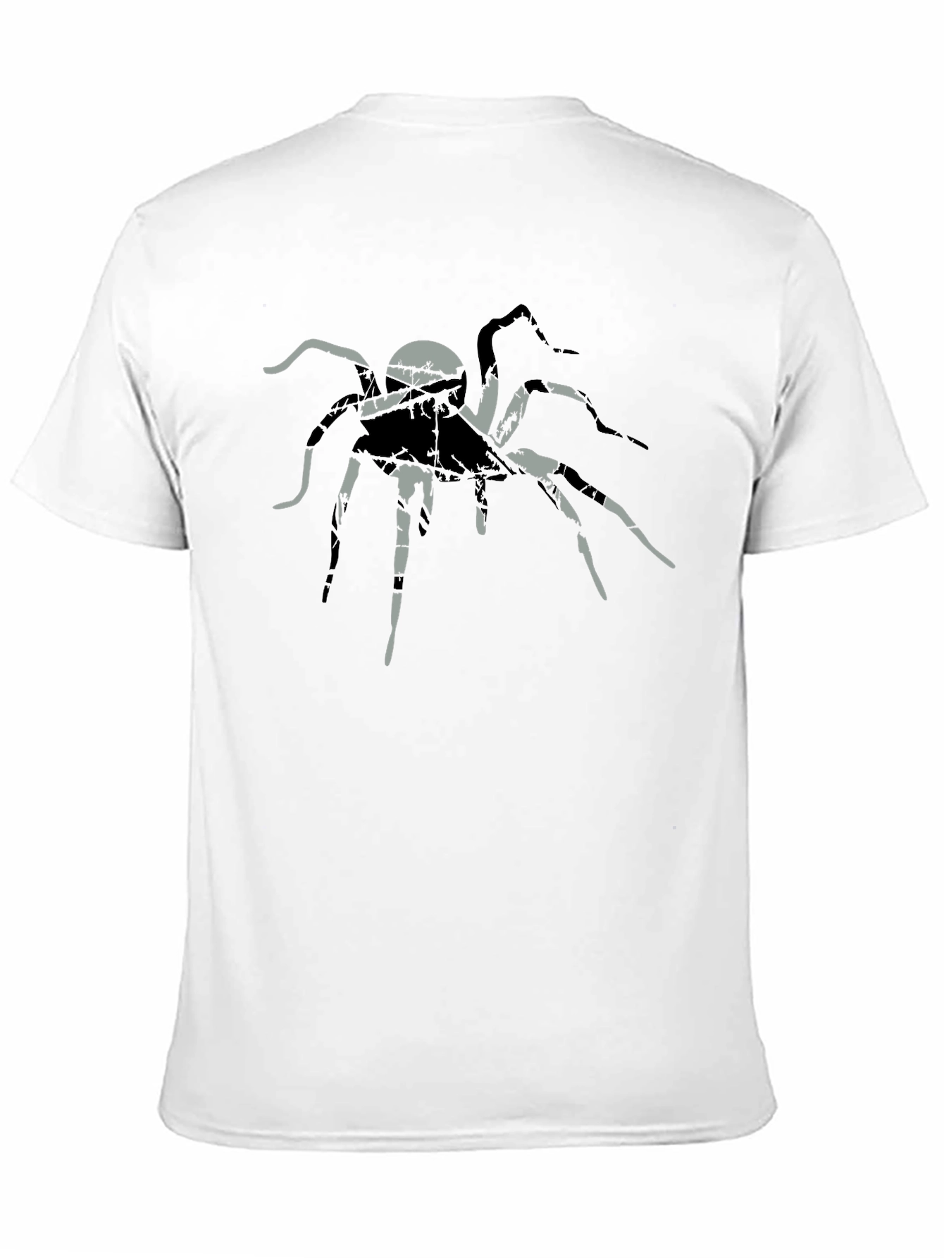 Mens Black Spider Graphic Tee