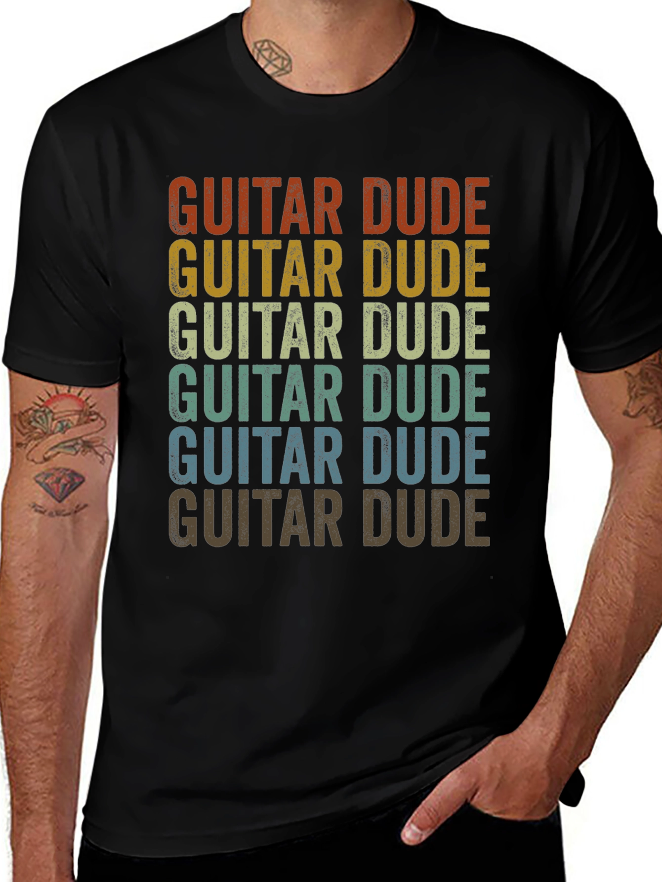 Guitar Dude Retro T-Shirt