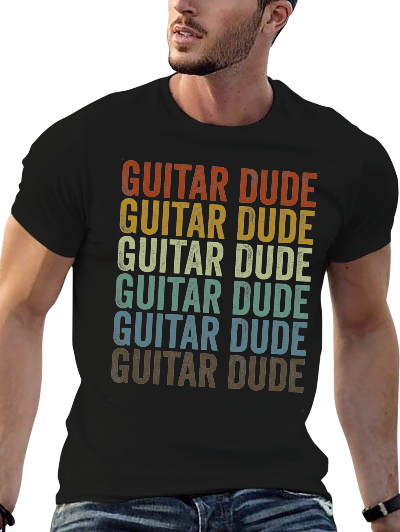 Guitar Dude Retro T-Shirt