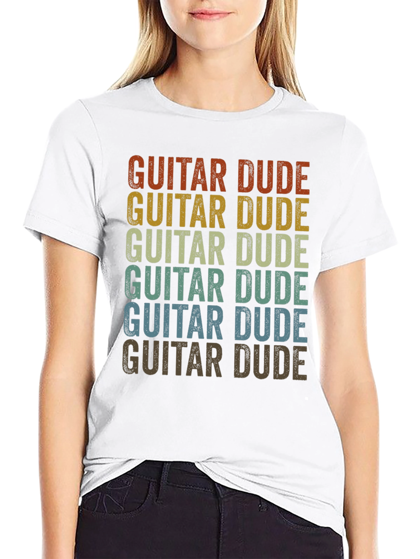 Guitar Dude Retro T-Shirt