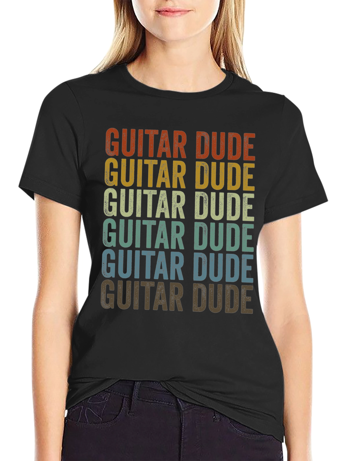 Guitar Dude Retro T-Shirt