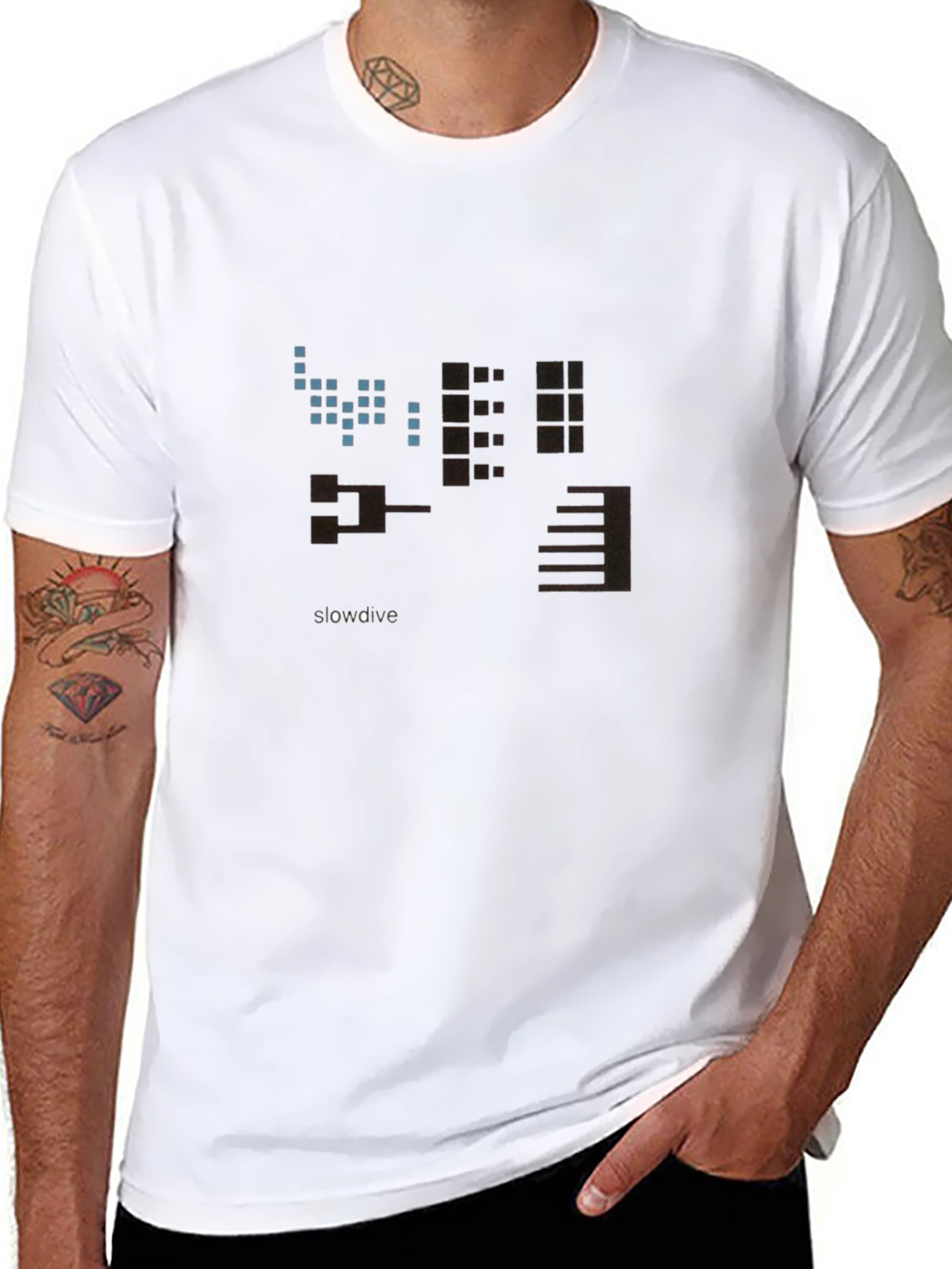 Slowdive Inspired Graphic Print T-Shirt