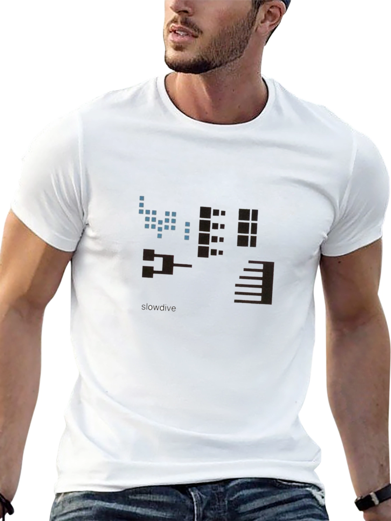 Slowdive Inspired Graphic Print T-Shirt