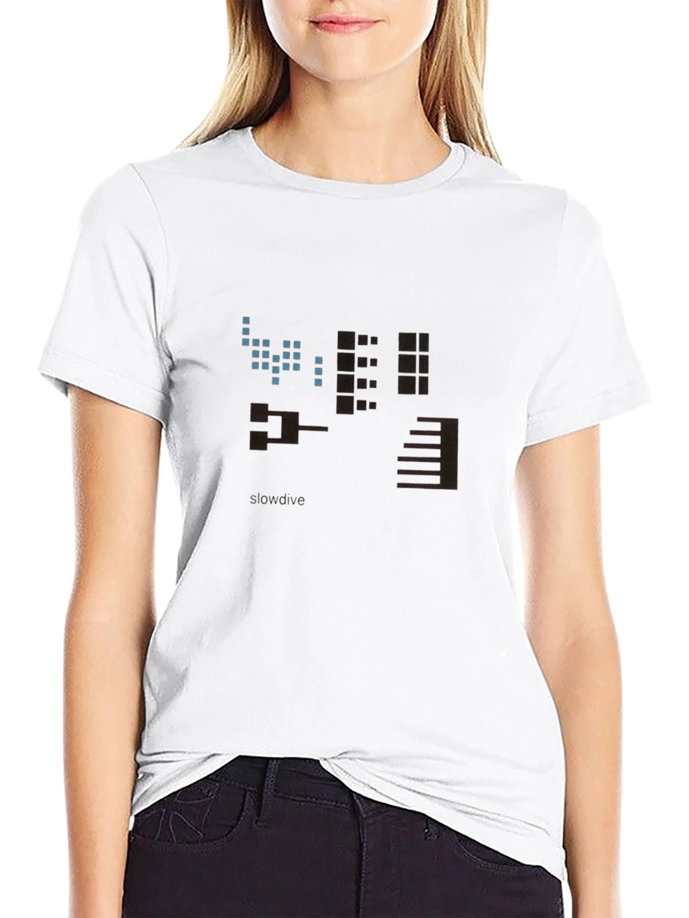 Slowdive Inspired Graphic Print T-Shirt