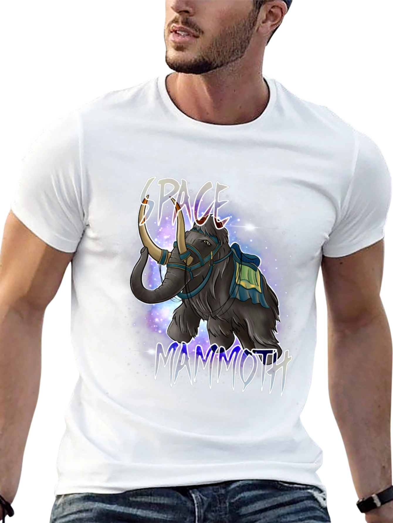 Space Mammoth Graphic Tee