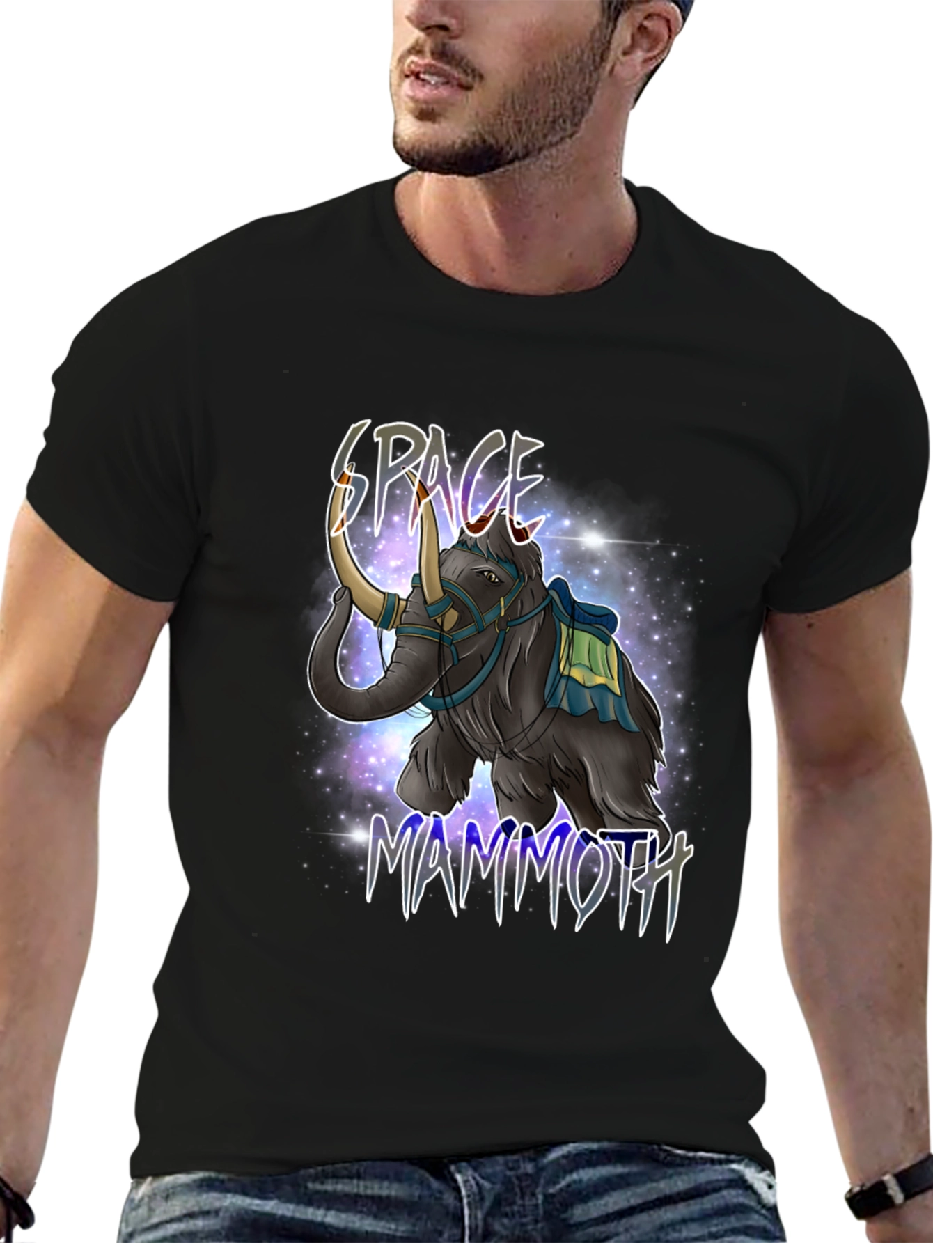 Space Mammoth Graphic Tee