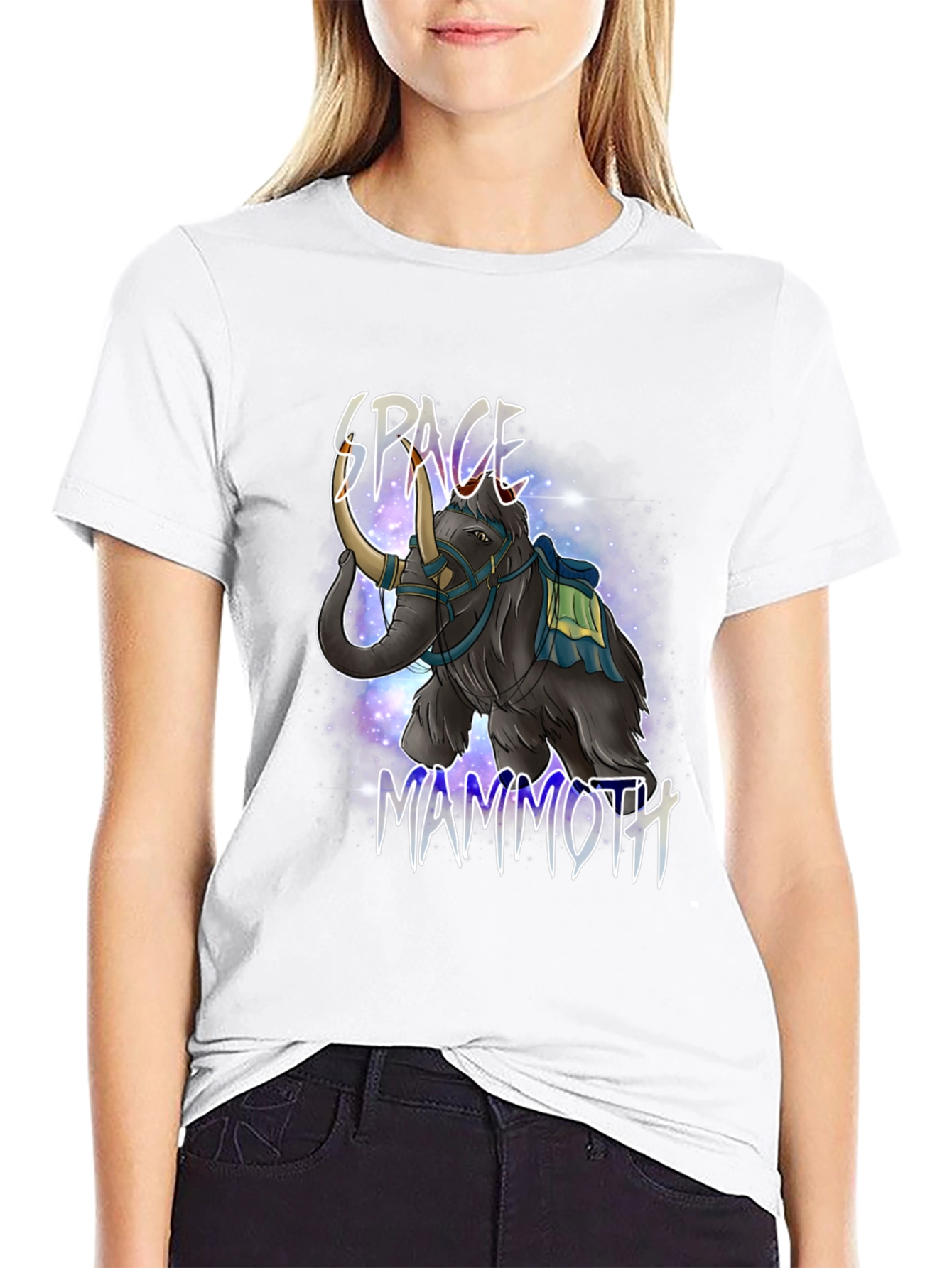 Space Mammoth Graphic Tee