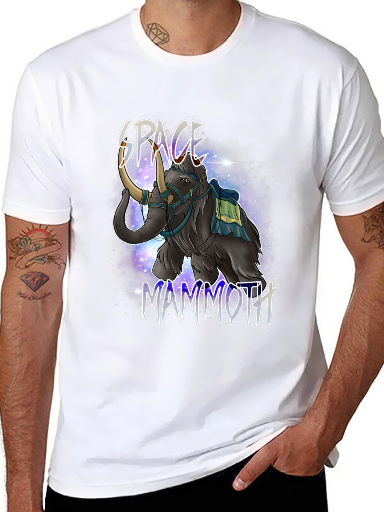 Space Mammoth Graphic Tee