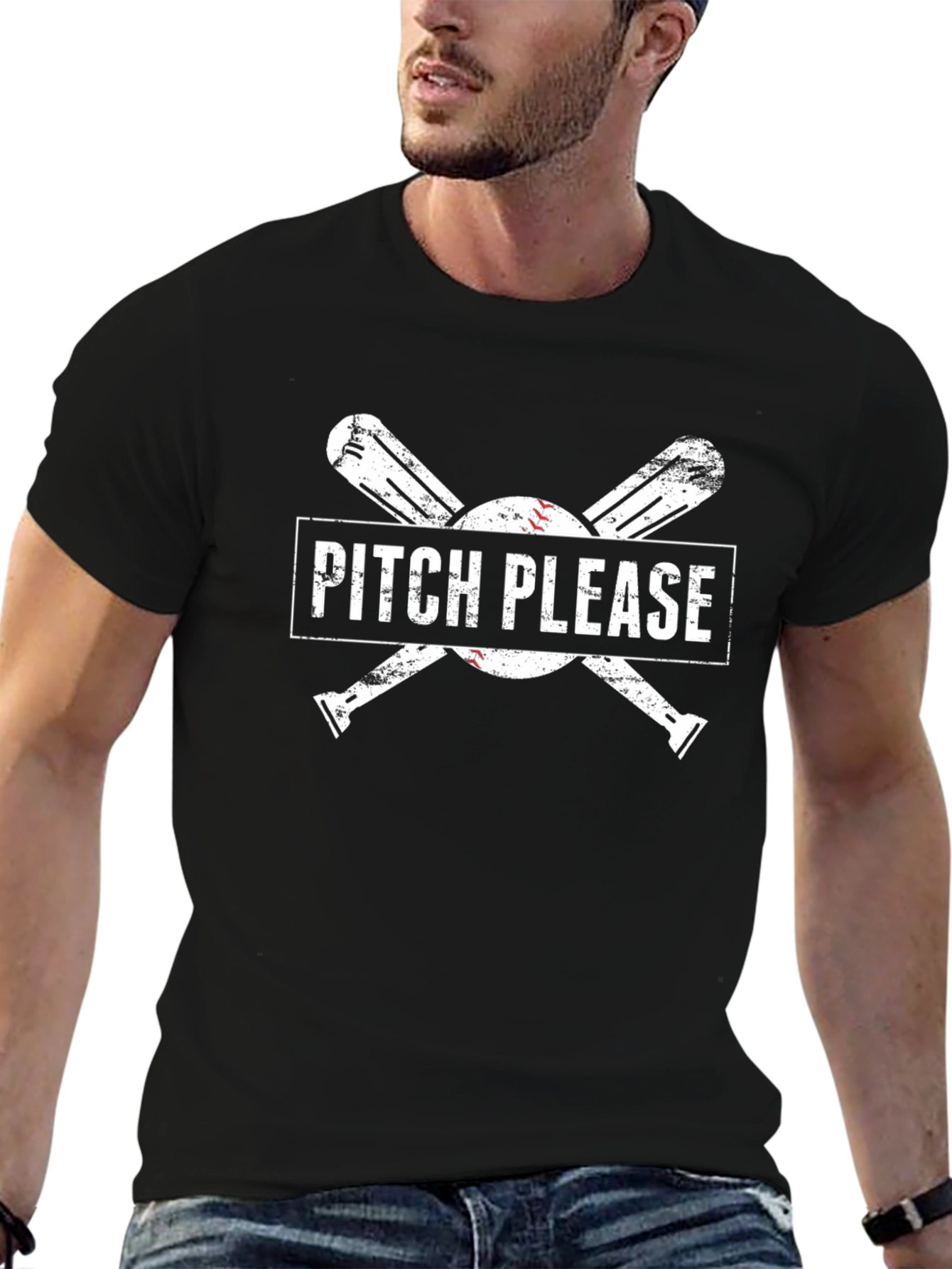 Pitch Please Baseball T-Shirt