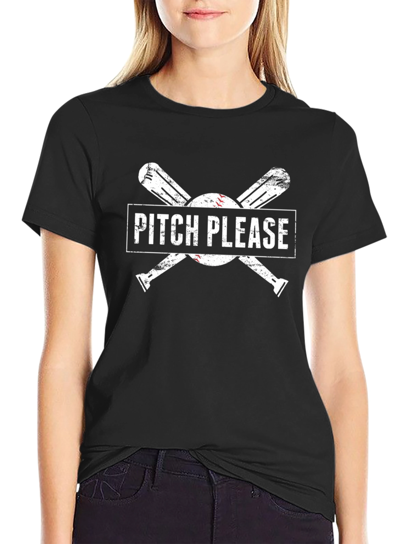 Pitch Please Baseball T-Shirt