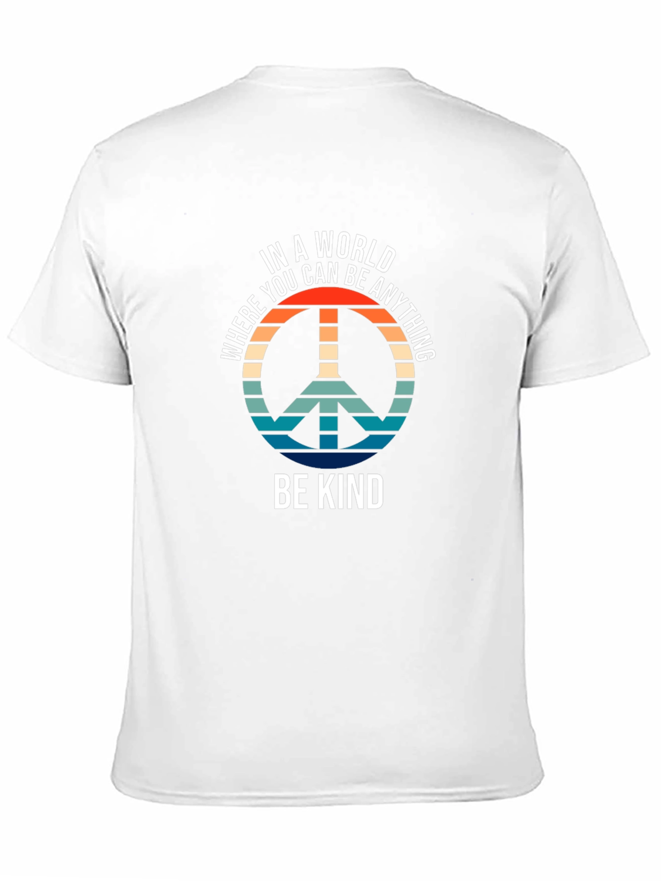 Be Kind Retro Peace Sign T-Shirt