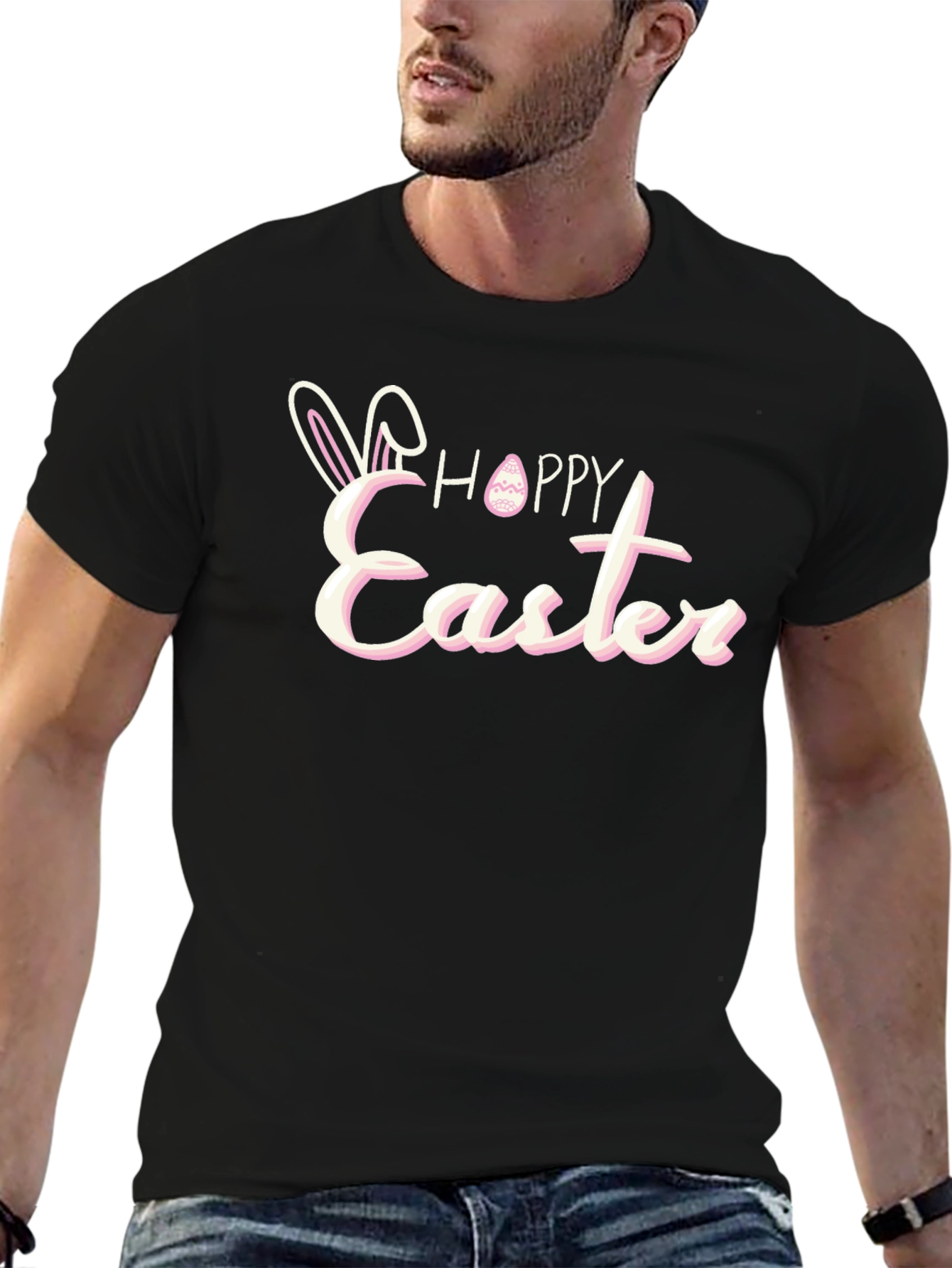Hoppy Easter Graphic T-Shirt