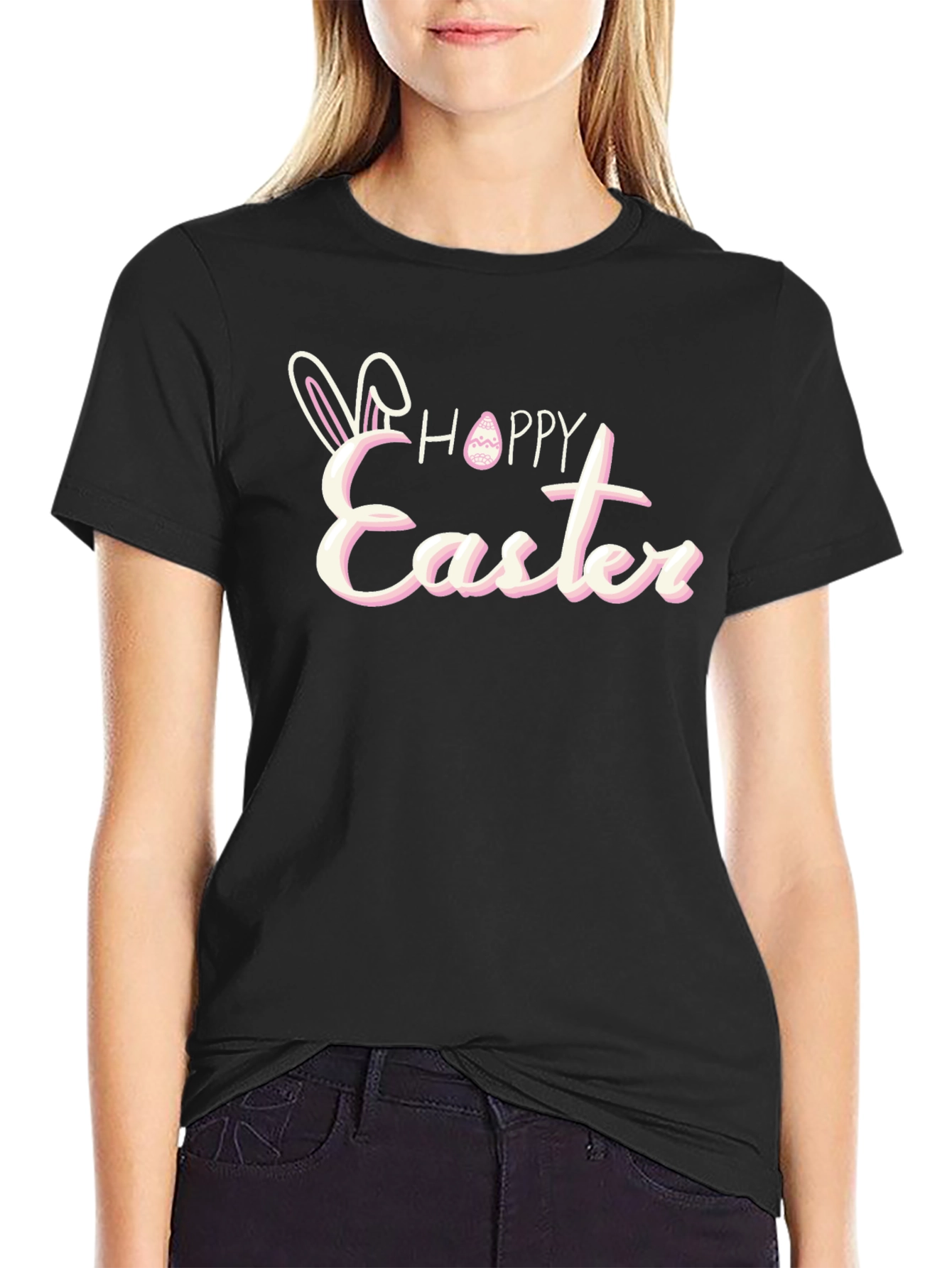 Hoppy Easter Graphic T-Shirt