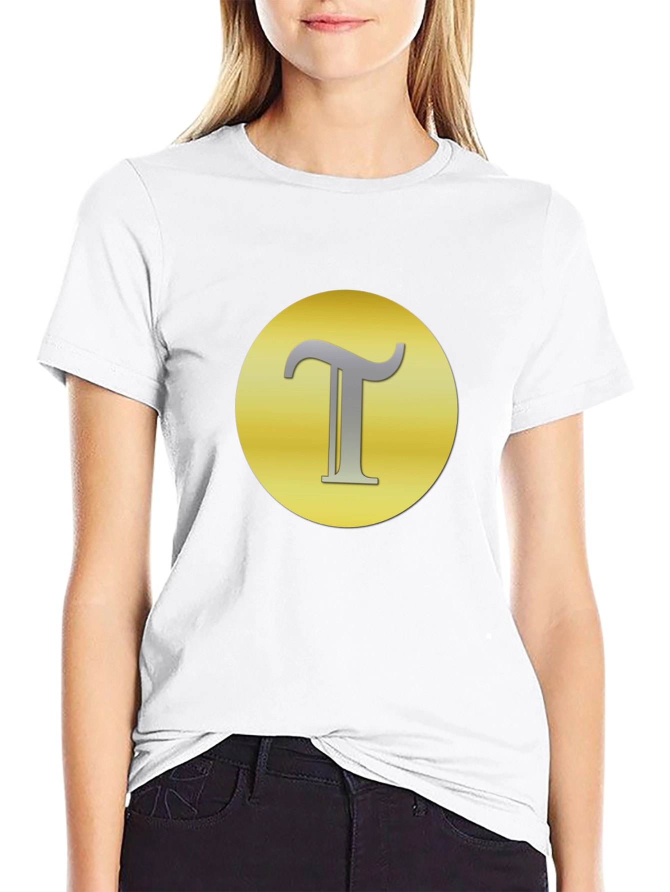 Letter T Graphic Tee - Stylish Casual Wear